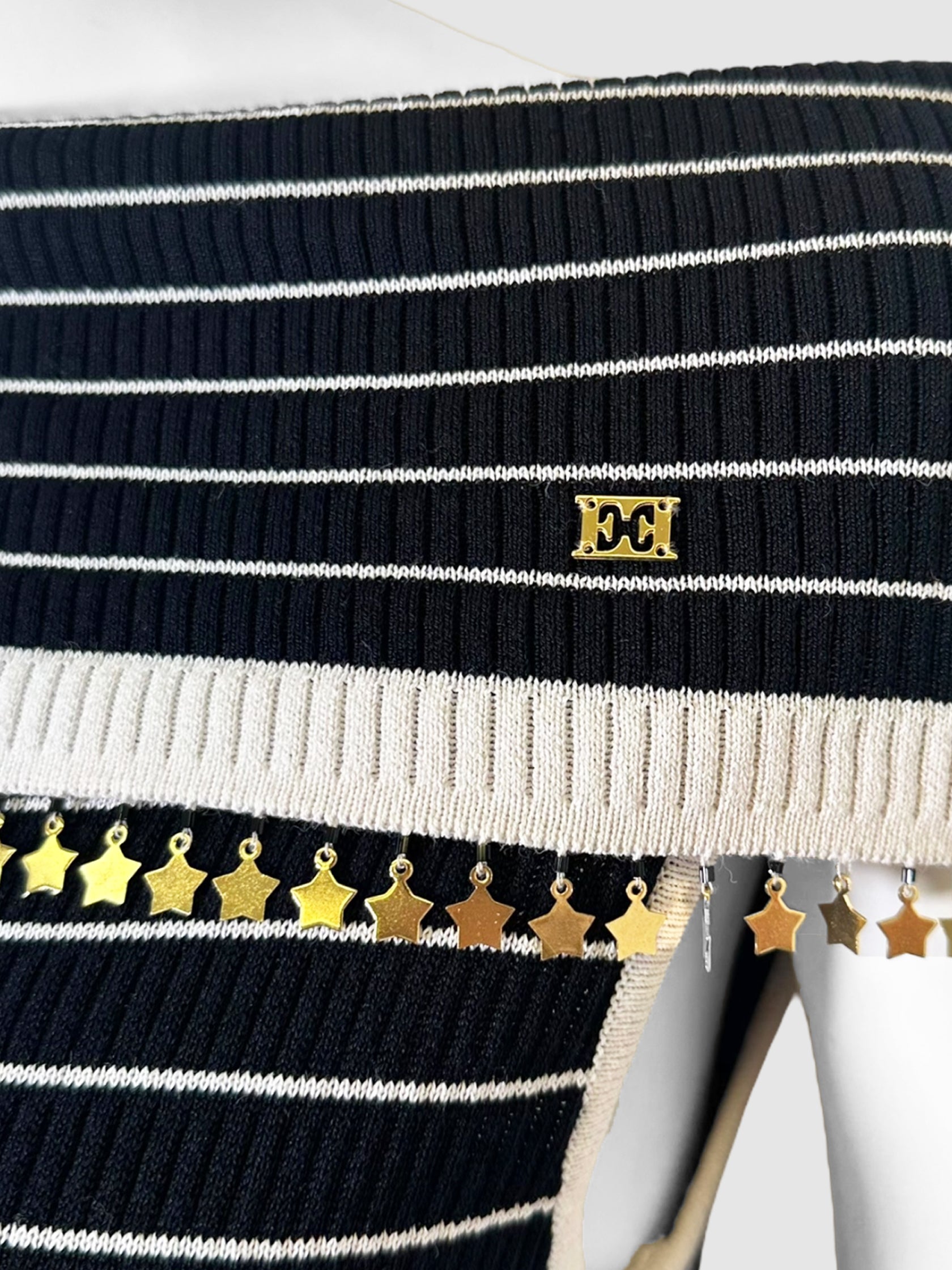 Striped Maxi Dress - Size 38