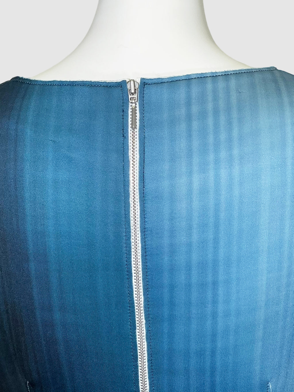 Ellie Tahari Fading Tones Short-Sleeved Dress - Size 4