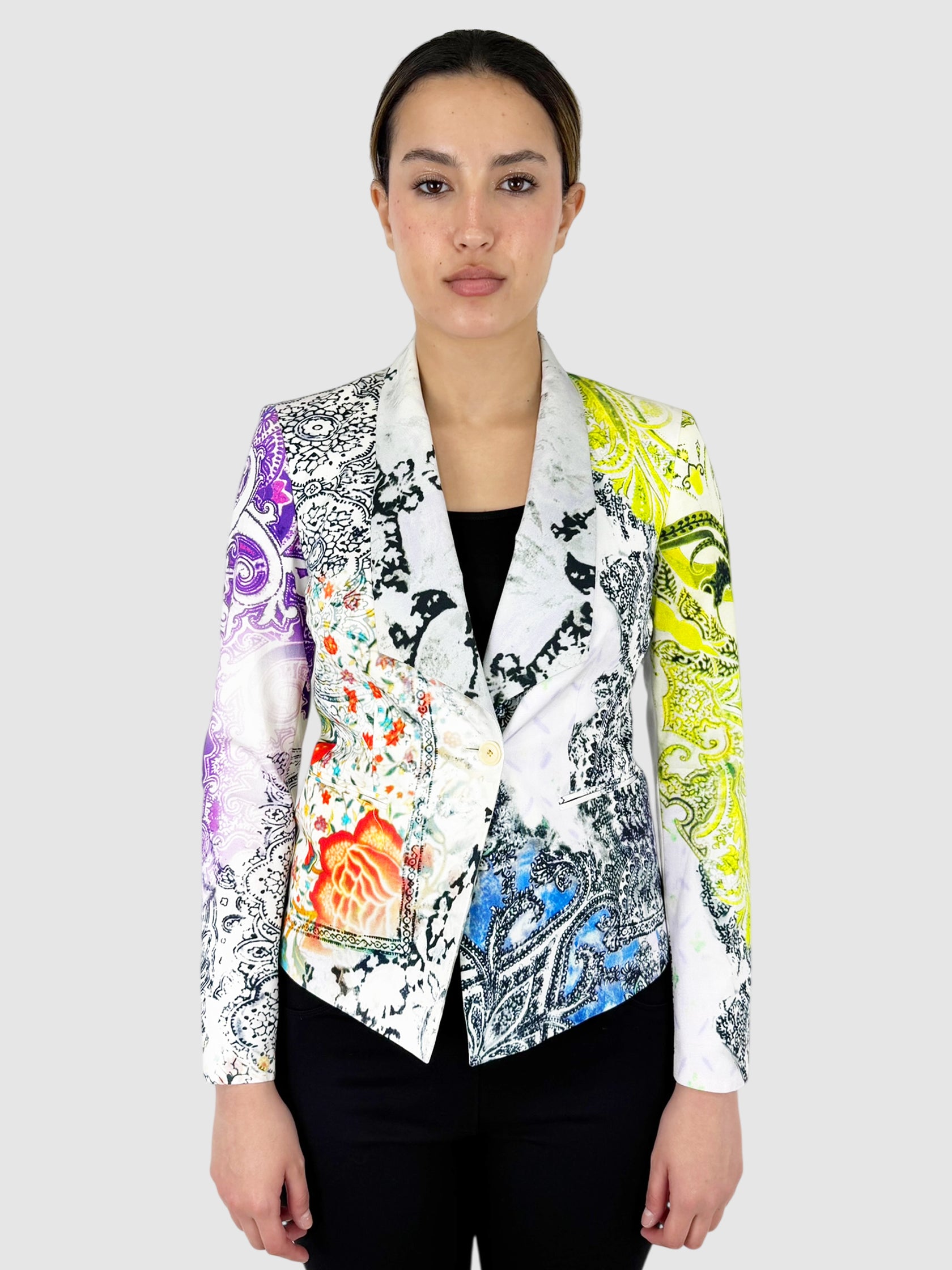 Printed Blazer