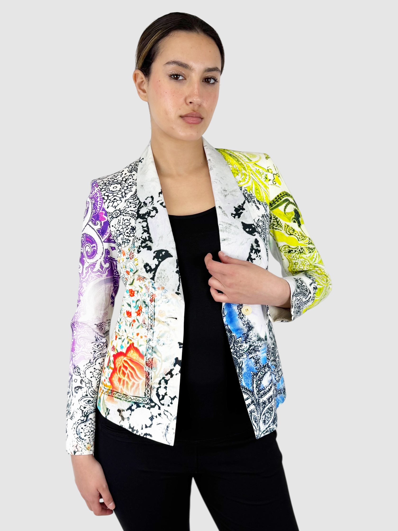 Printed Blazer