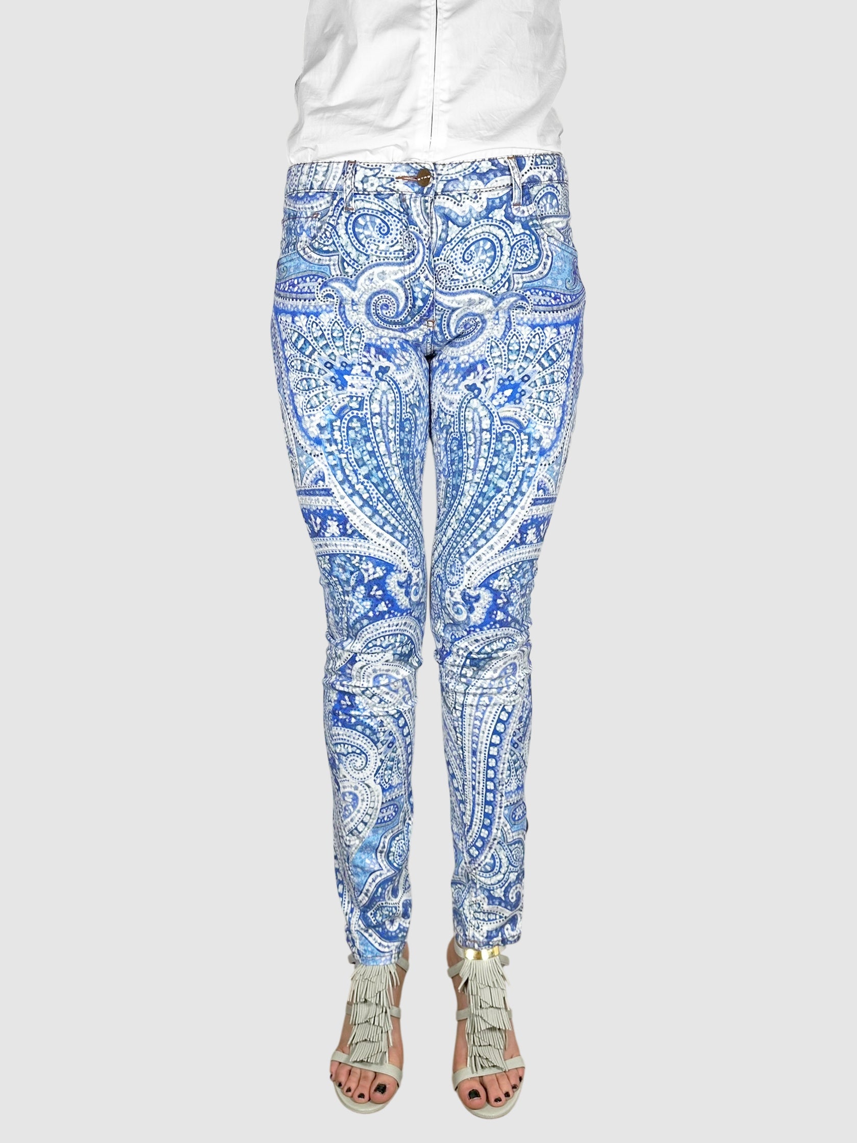 Paisley Skinny Jeans