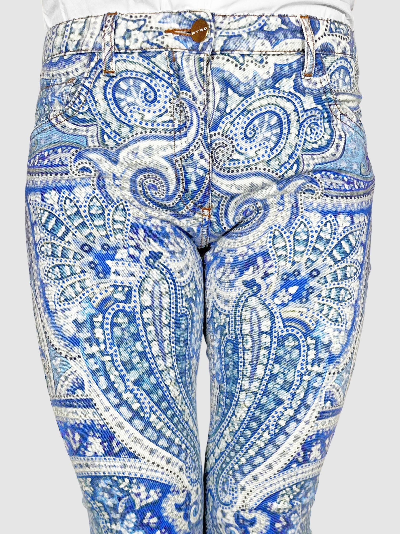 Paisley Skinny Jeans