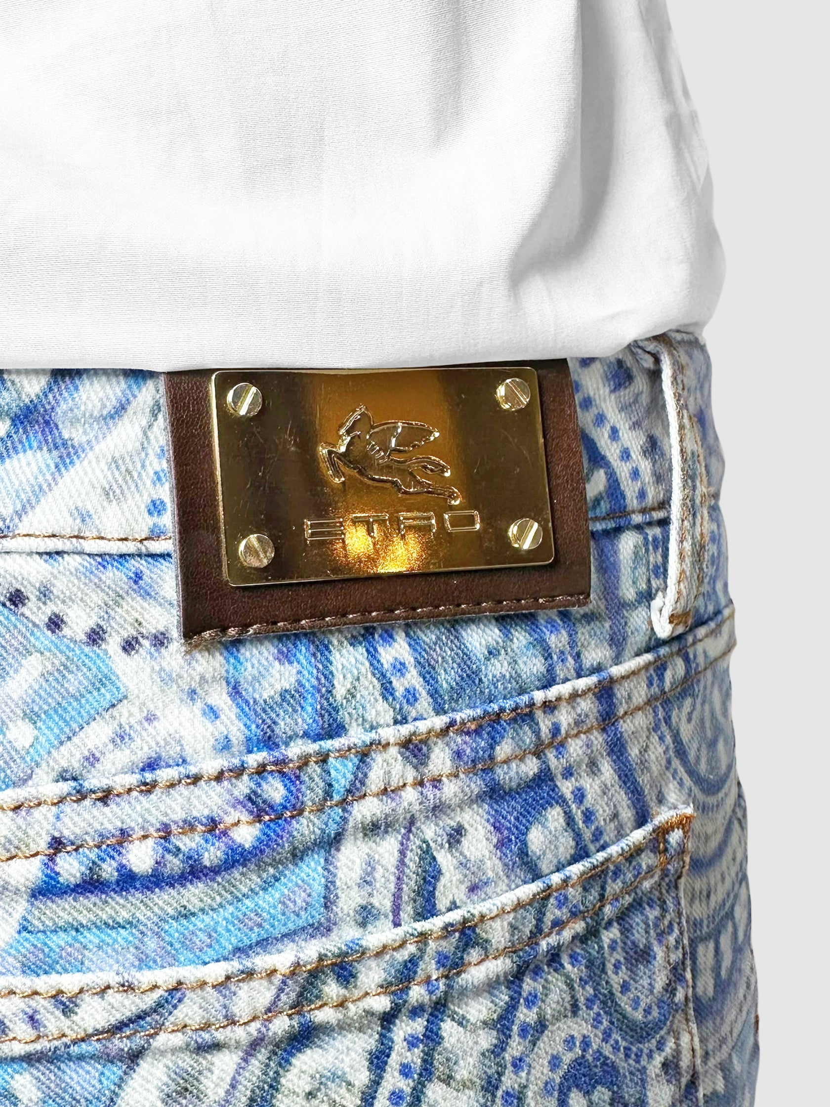 Paisley Skinny Jeans