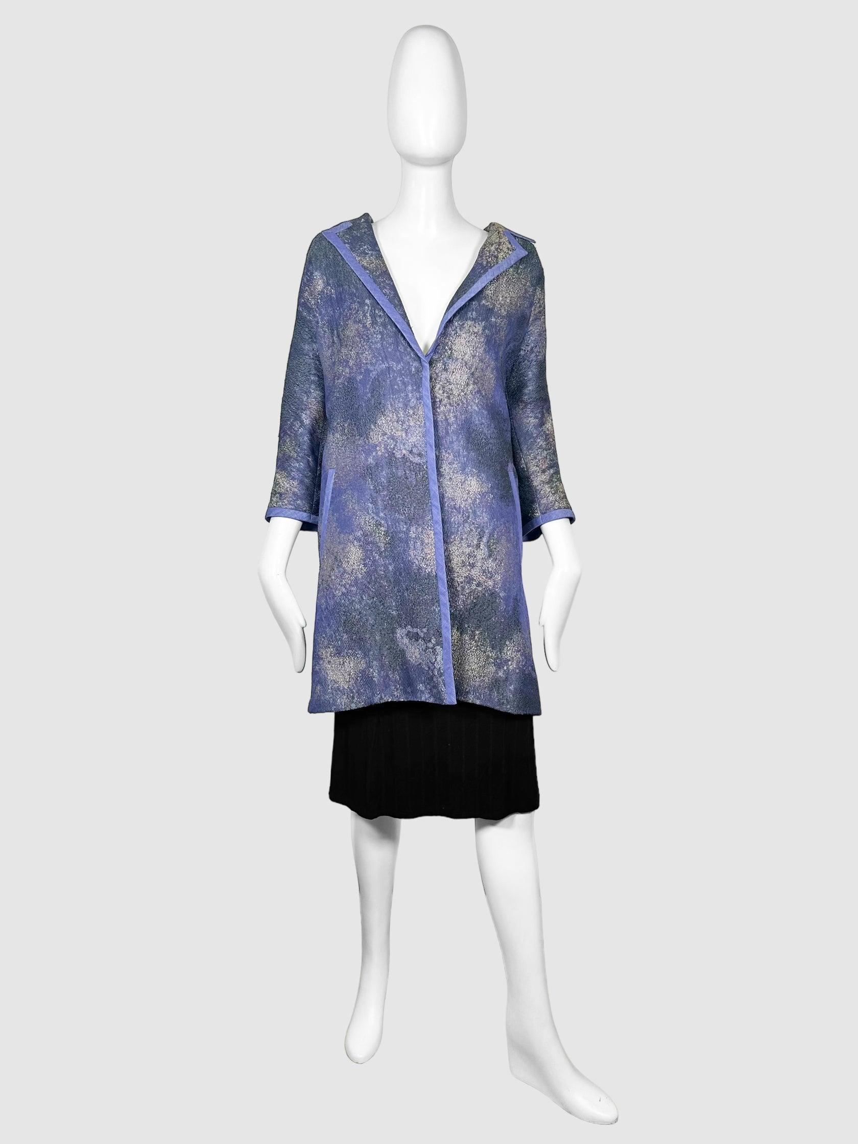 Printed Short Coat - Size 46