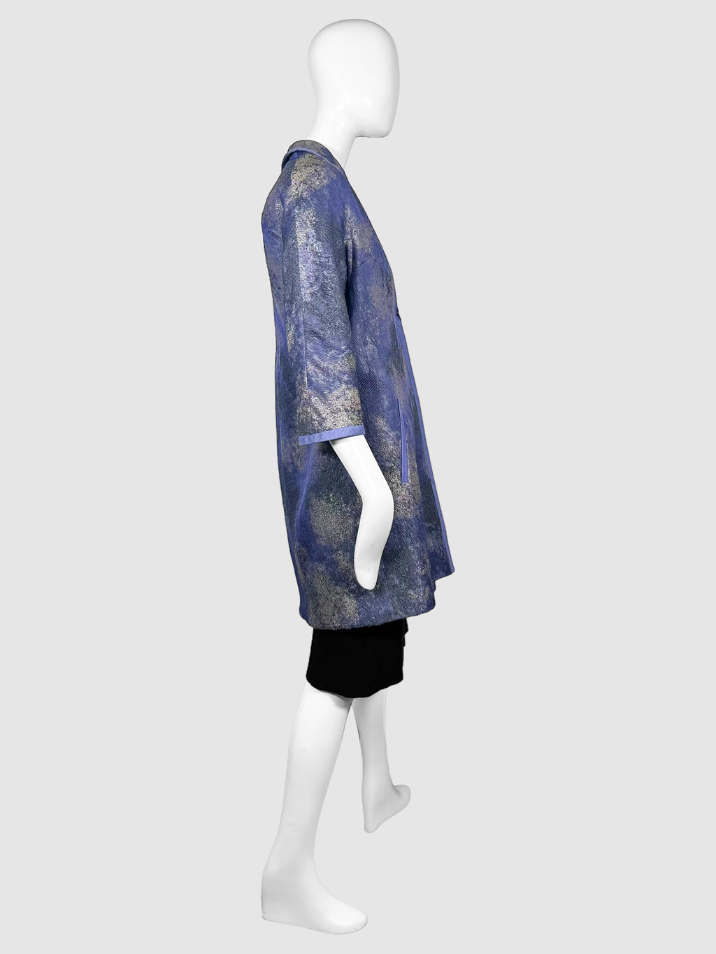 Printed Short Coat - Size 46