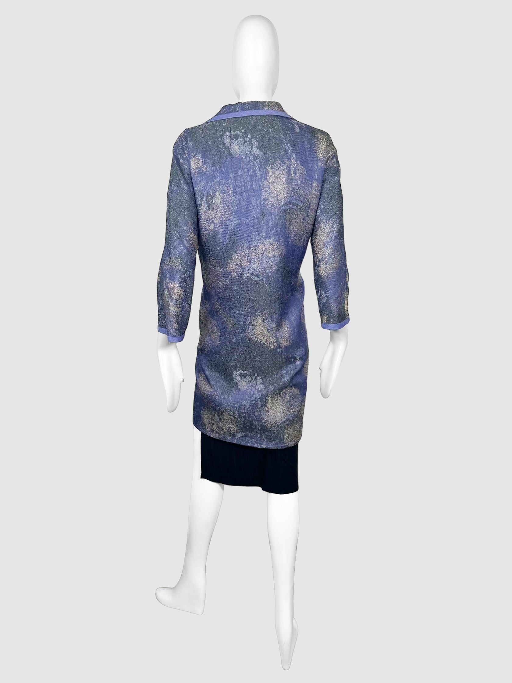 Printed Short Coat - Size 46