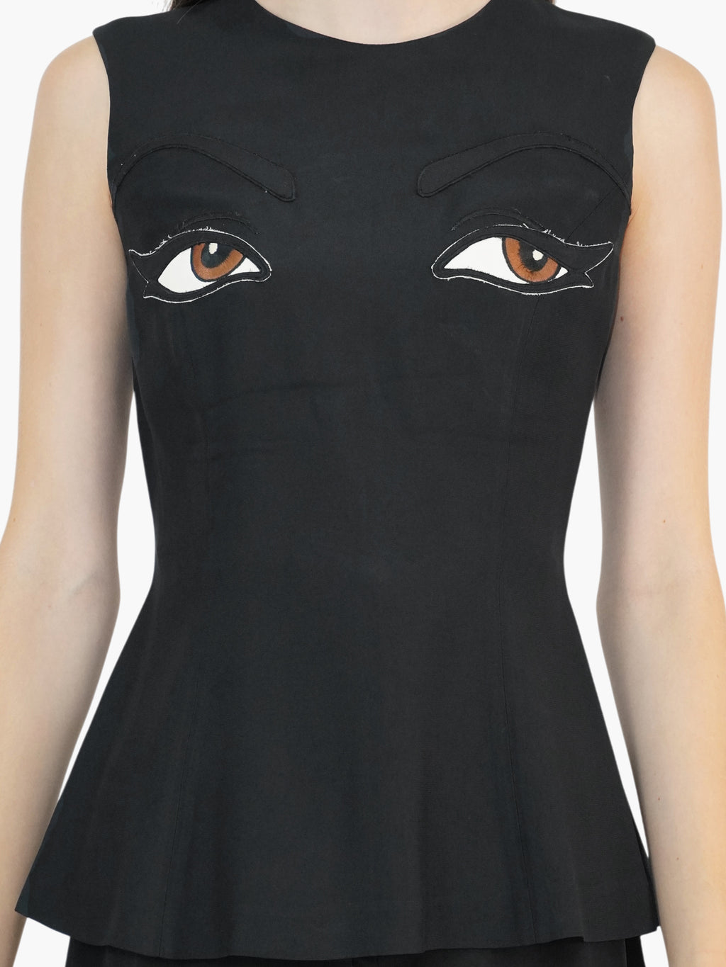 The Eyes Peplum Top