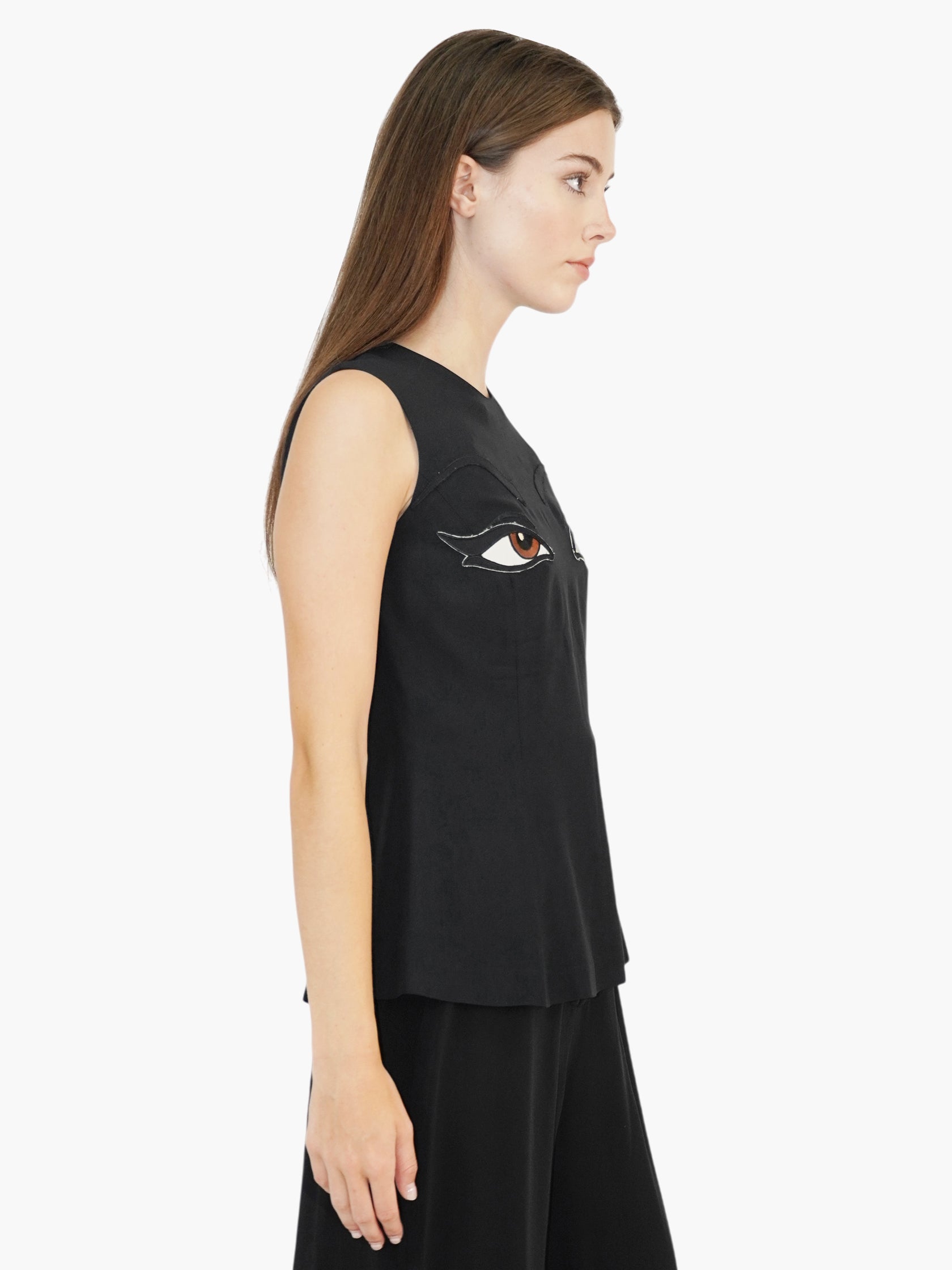 The Eyes Peplum Top