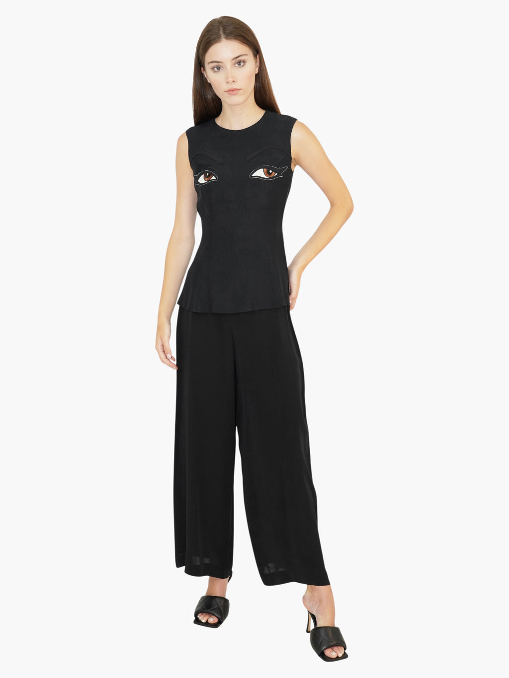 The Eyes Peplum Top