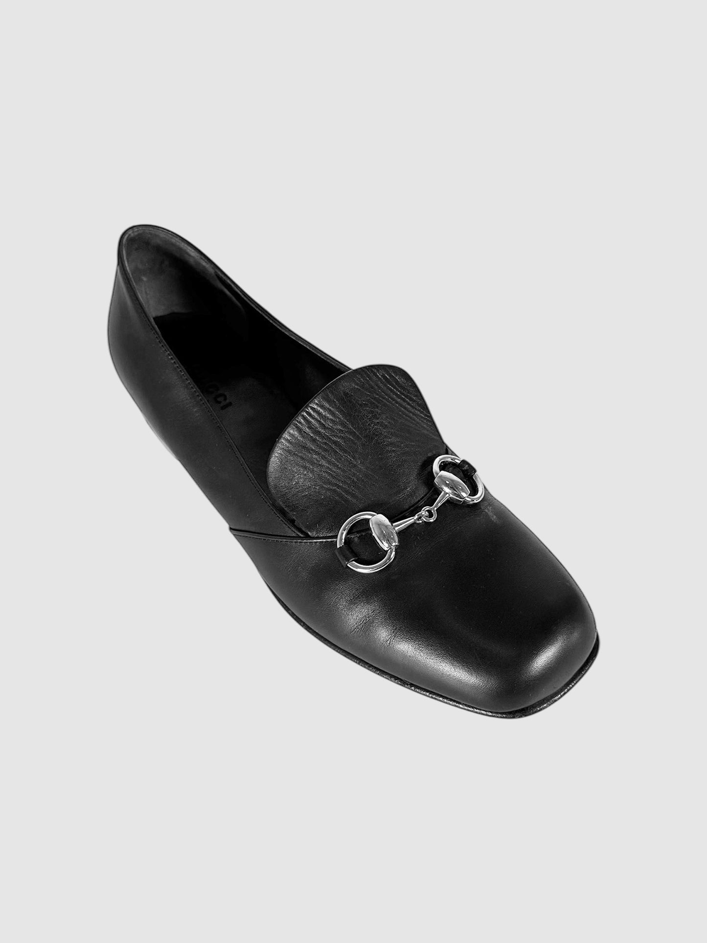 Horsebit Square Toe Loafers - Size 38