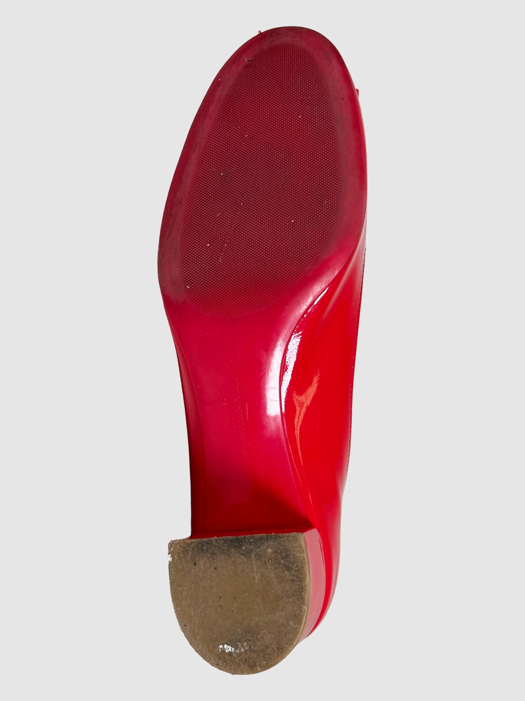 Salvatore Ferragamo Patent Leather Pumps - Size 40