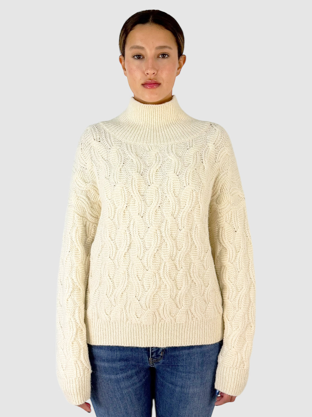 Alpaca Turtleneck Sweater