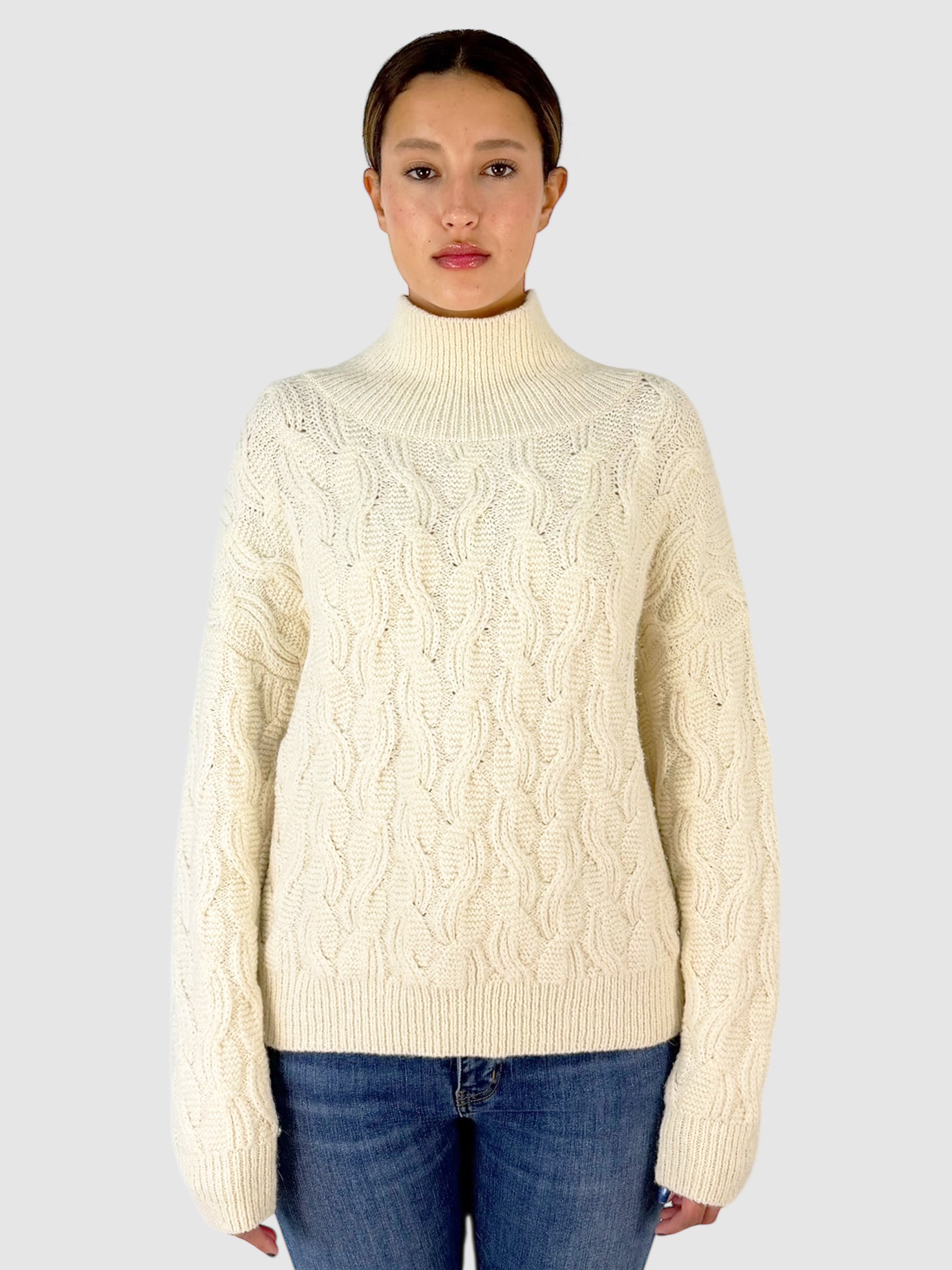 Alpaca Turtleneck Sweater