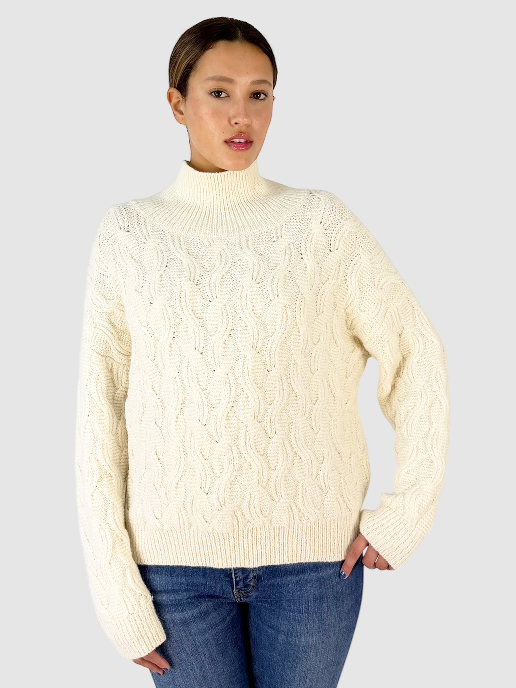 Alpaca Turtleneck Sweater