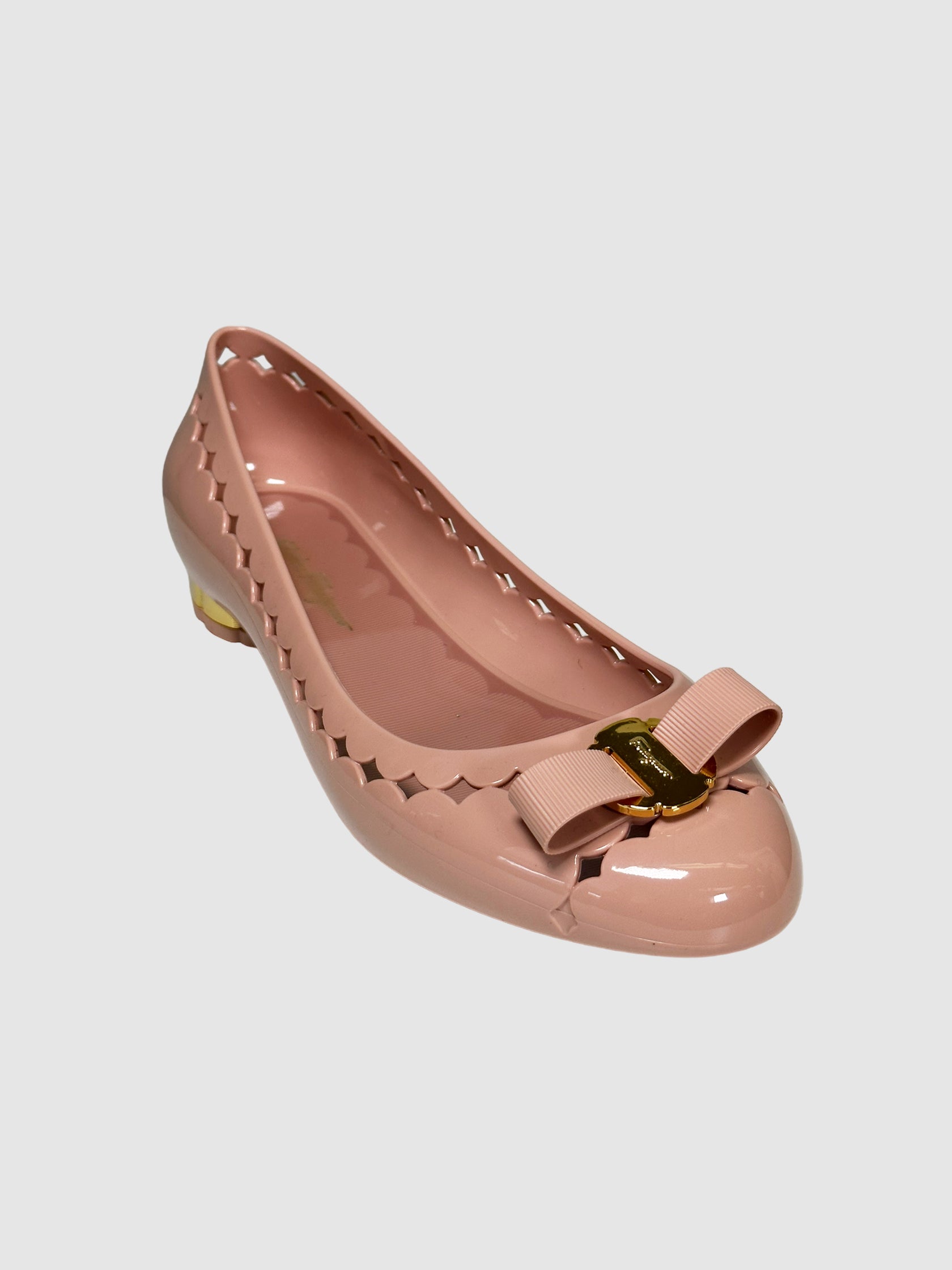 Salvatore Ferragamo Jelly Flats - Size 9