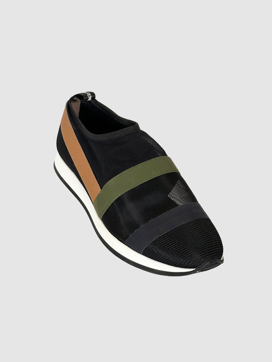 Fendi Mesh Slip-On Sneakers - Size 40