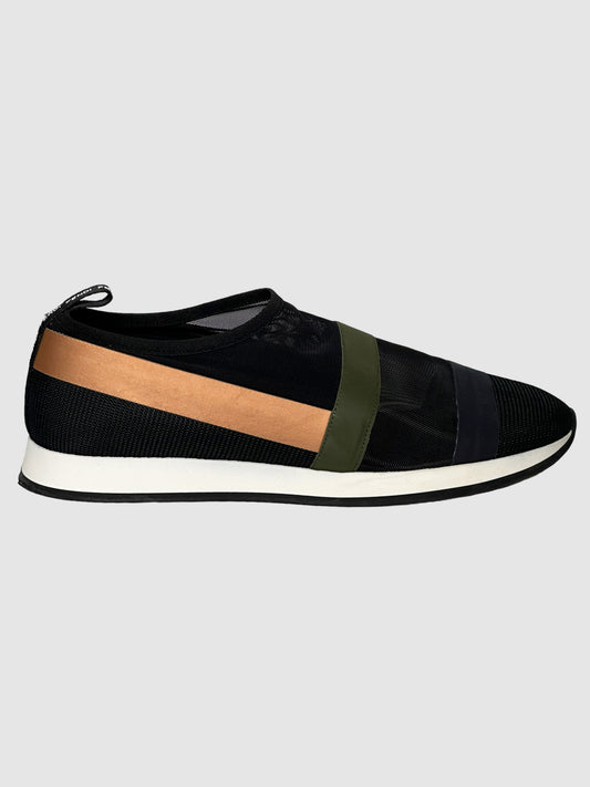 Fendi Mesh Slip-On Sneakers - Size 40