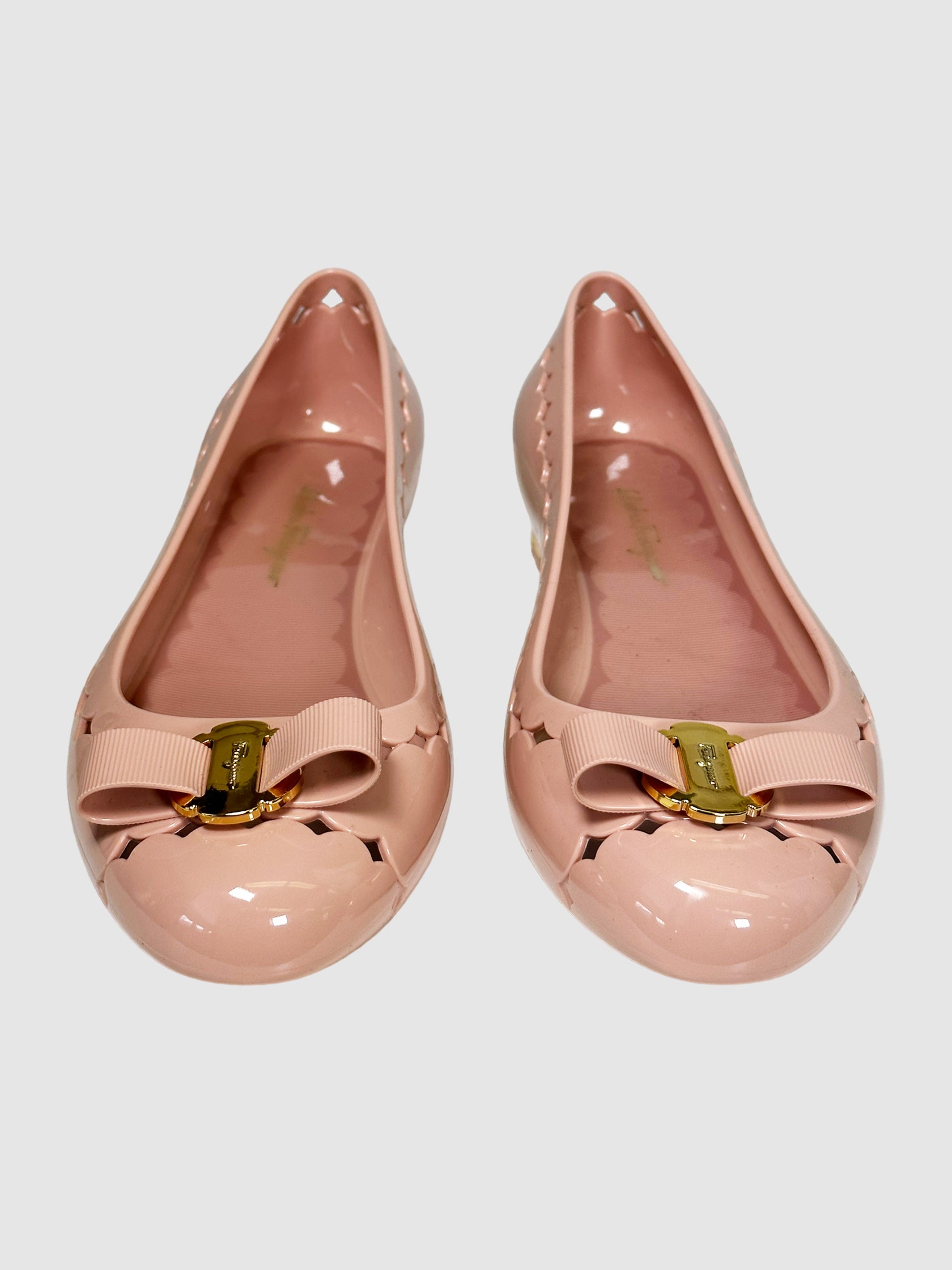 Salvatore Ferragamo Jelly Flats - Size 9