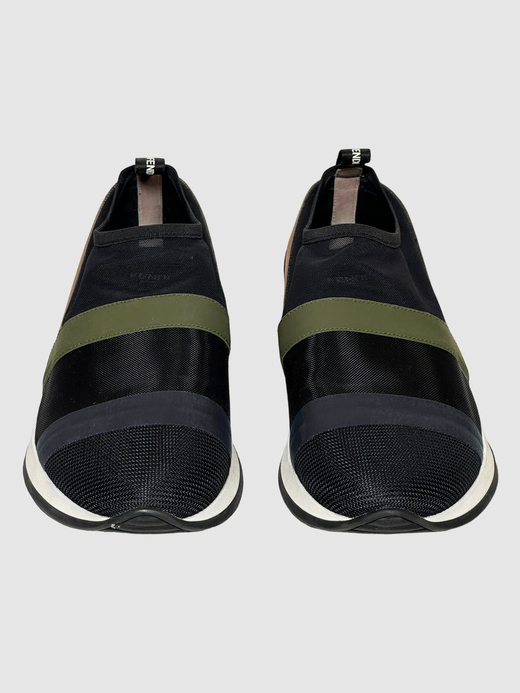 Fendi Mesh Slip-On Sneakers - Size 40