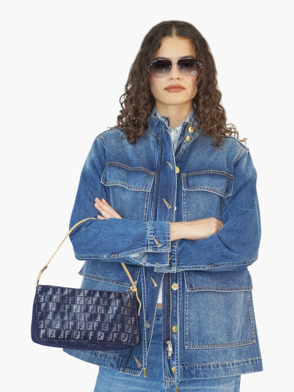 Denim Zucca Bag