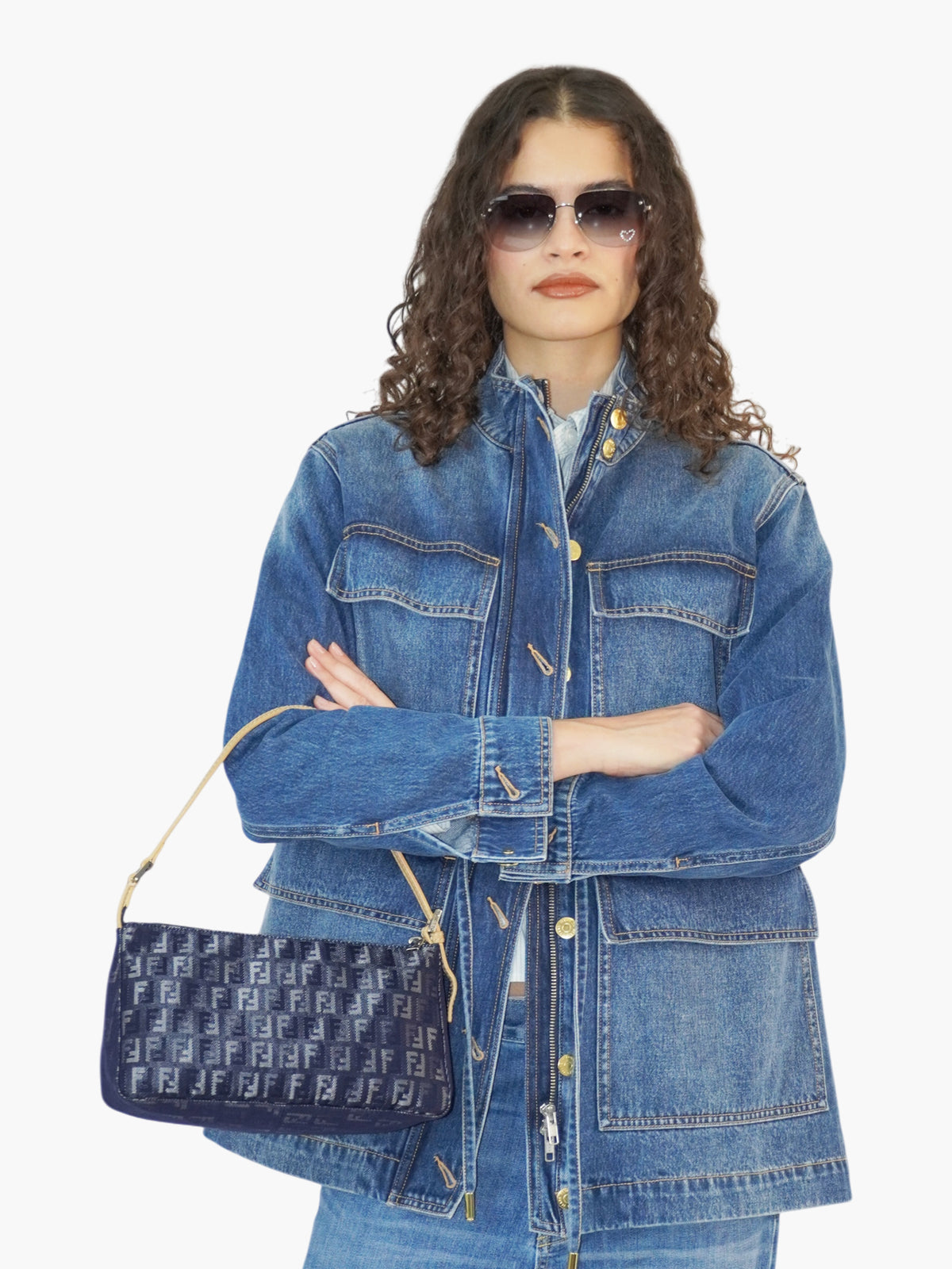 Denim Zucca Bag