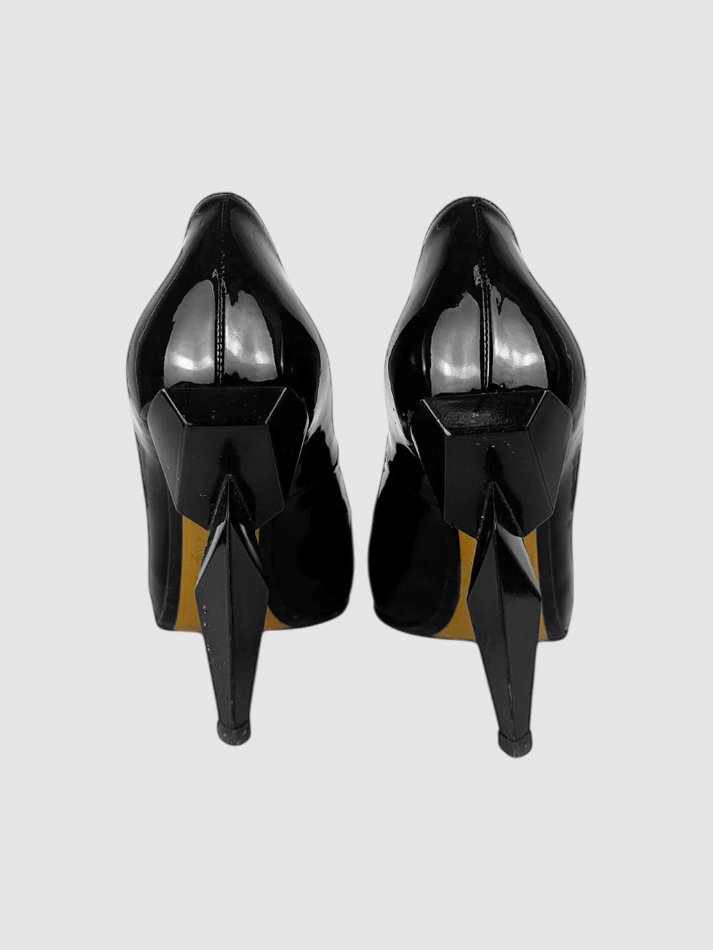 Leather Diamond Pumps