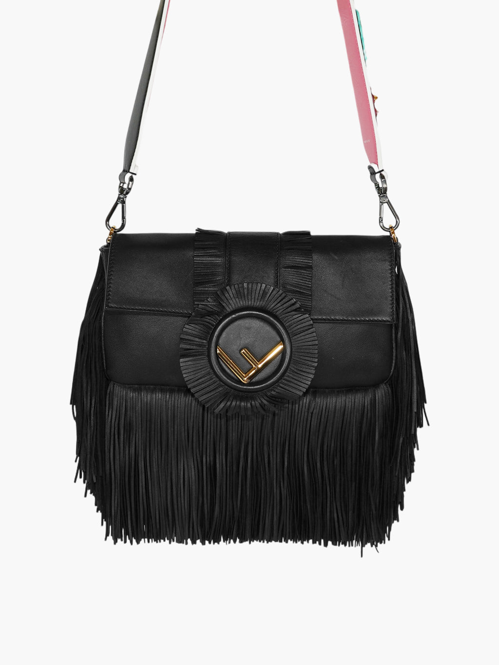 Fringed Baguette Bag