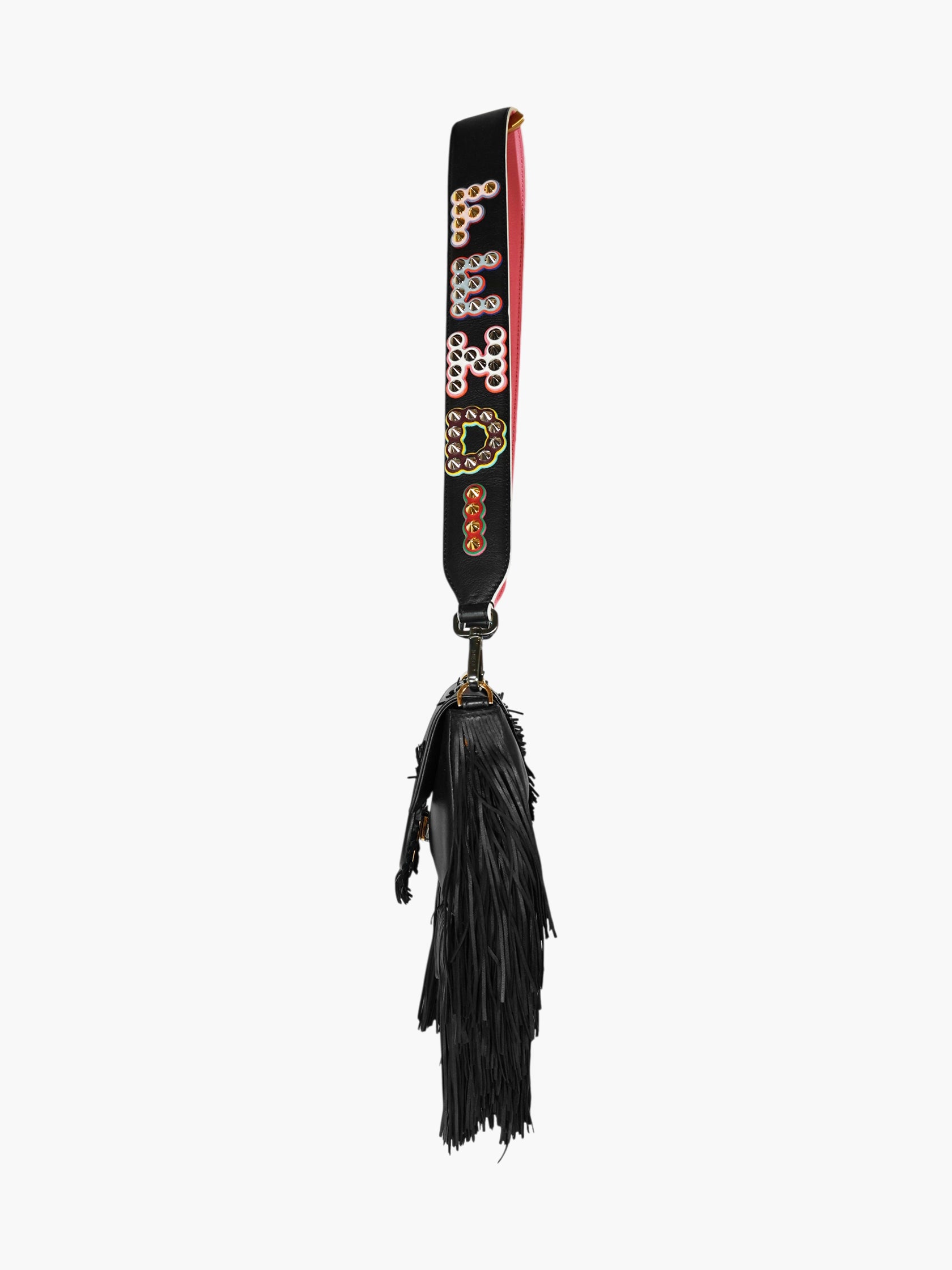 Fringed Baguette Bag
