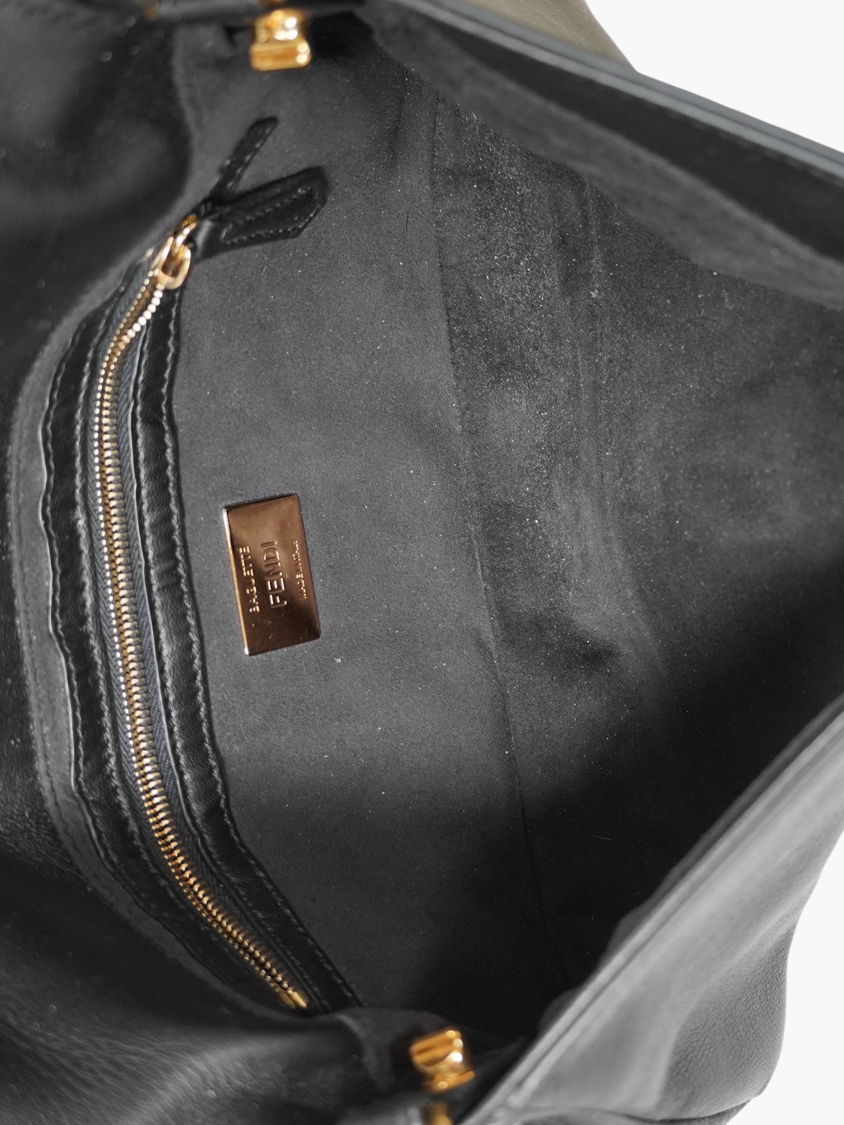 Fringed Baguette Bag