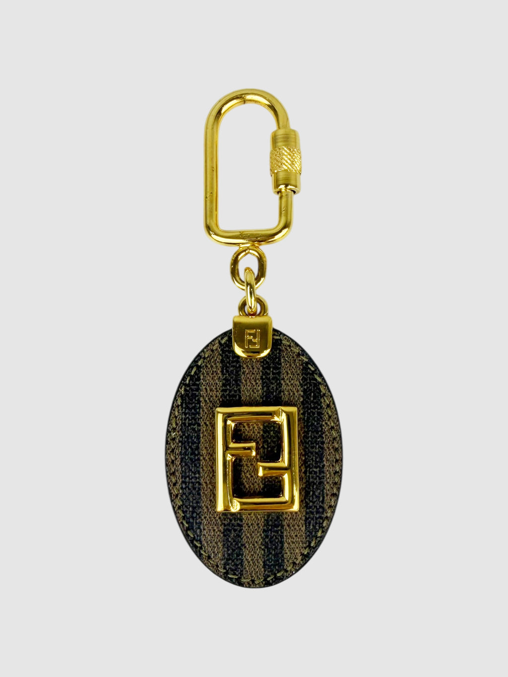 Striped Zucca Keychain