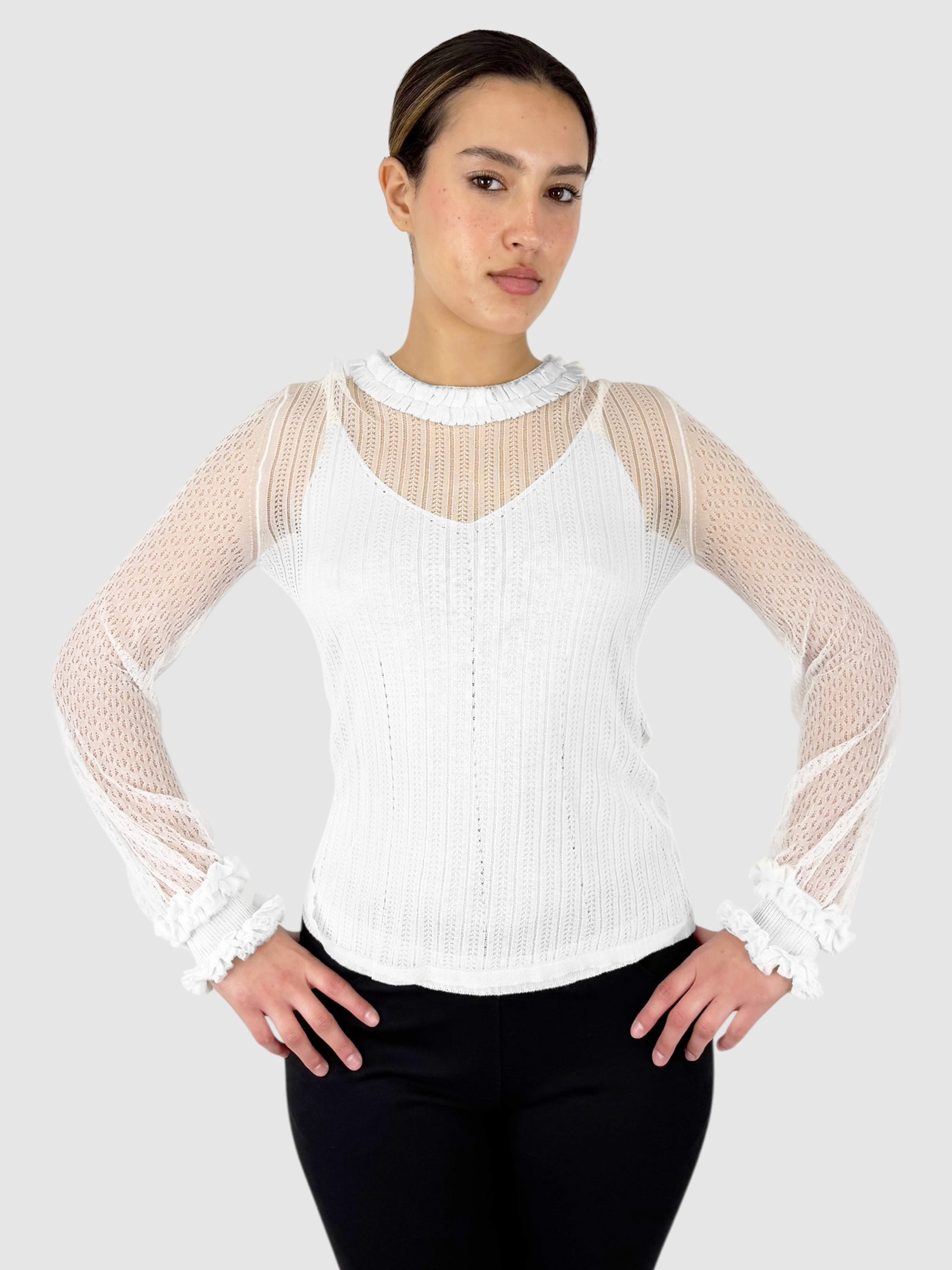 Ruffled Layered Top