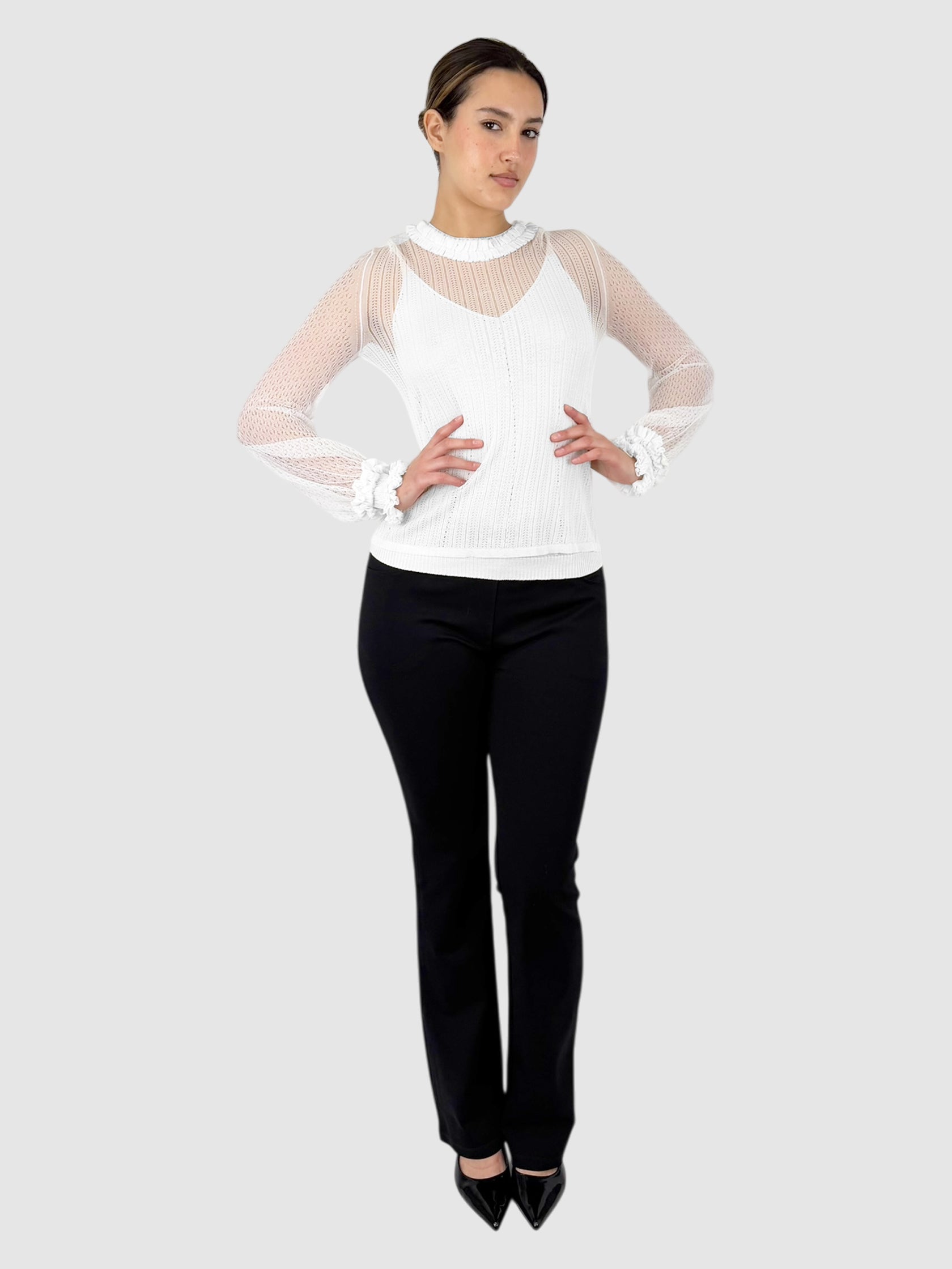 Ruffled Layered Top