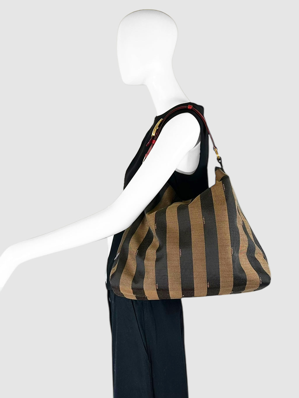 Pequin Stripe Hobo Bag