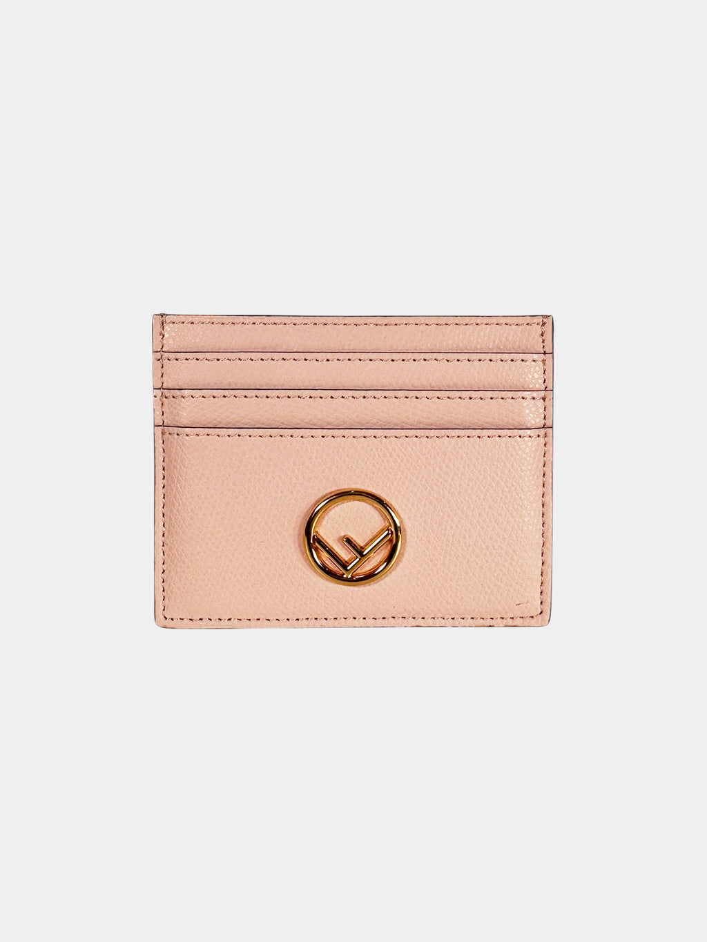 Logo Leather Card Holder