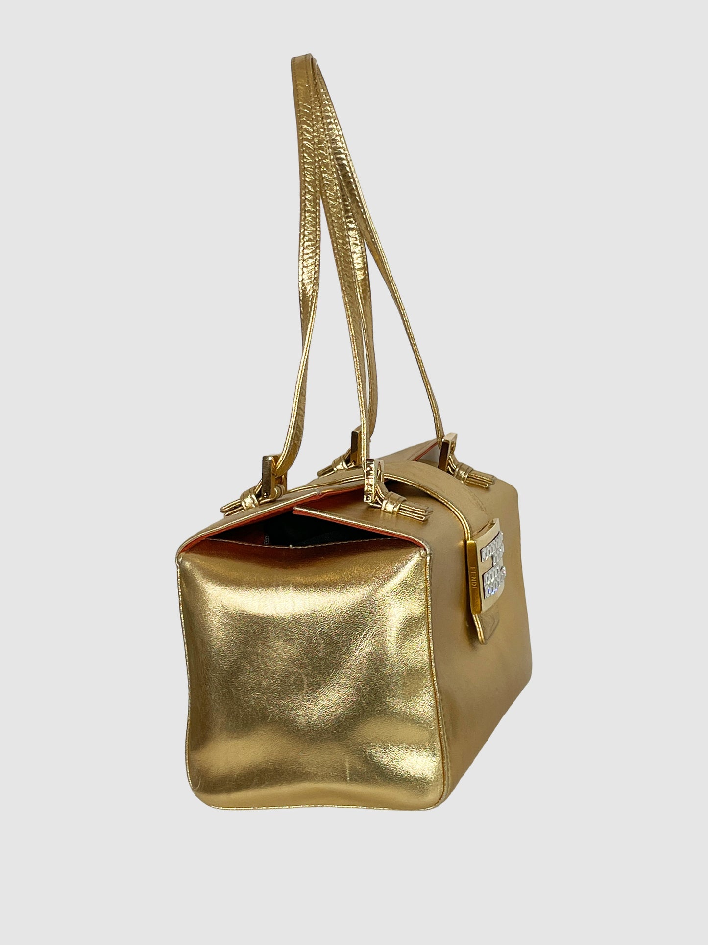 Fendi Metallic Shoulder Bag