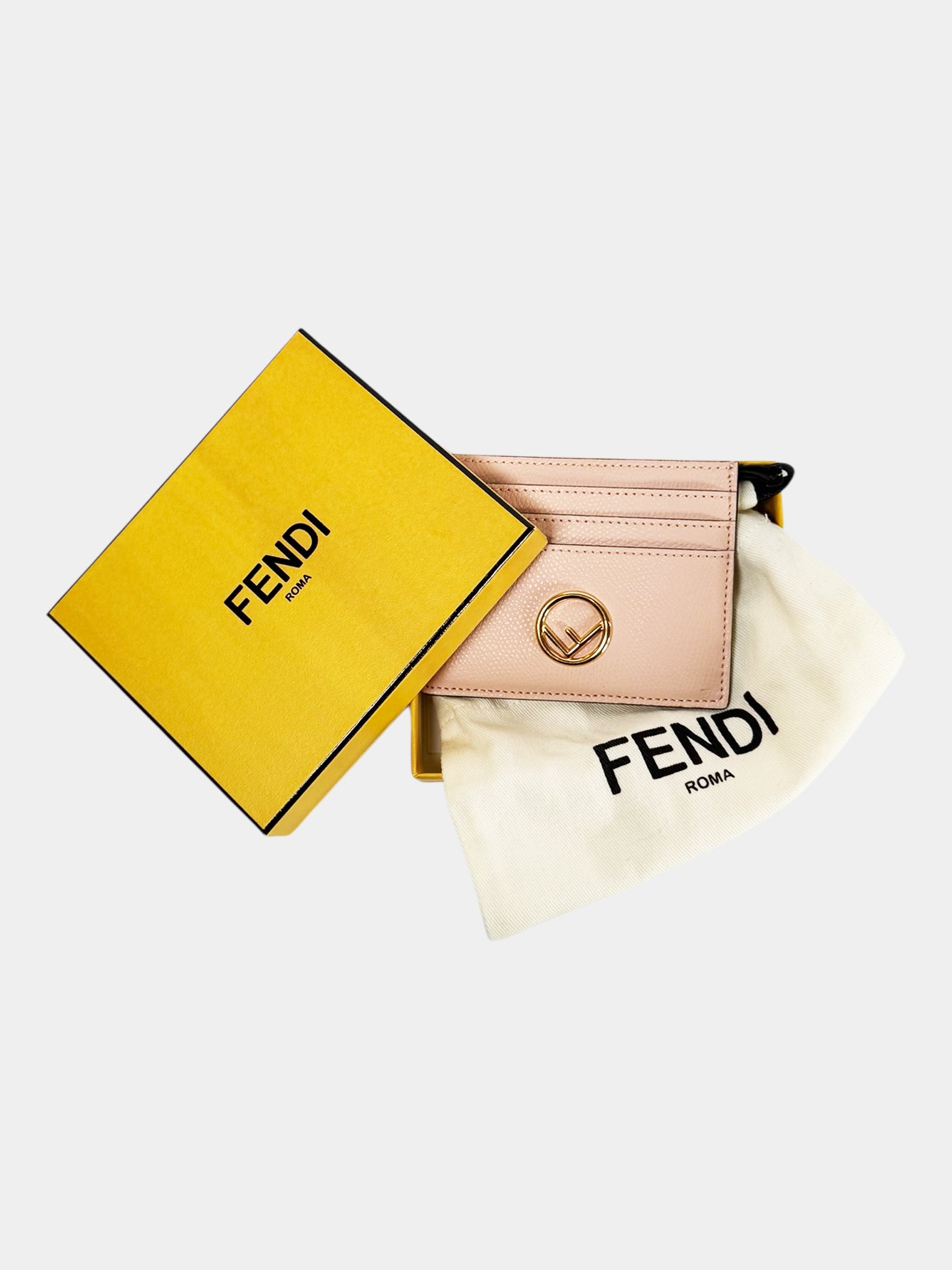 Logo Leather Card Holder