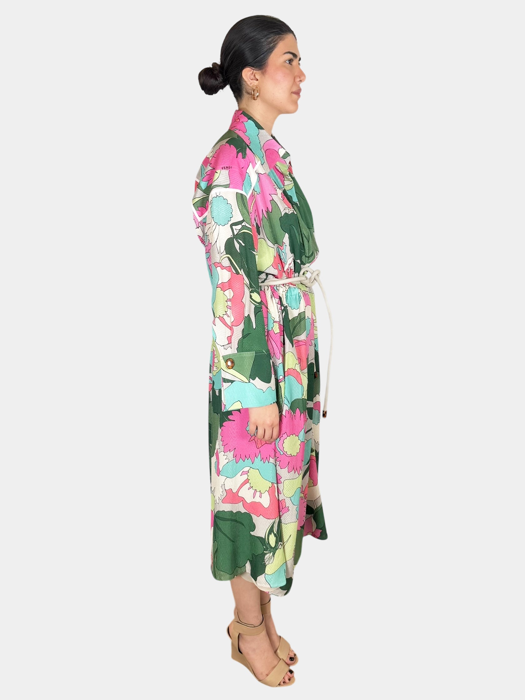 Floral Jacquard Dress