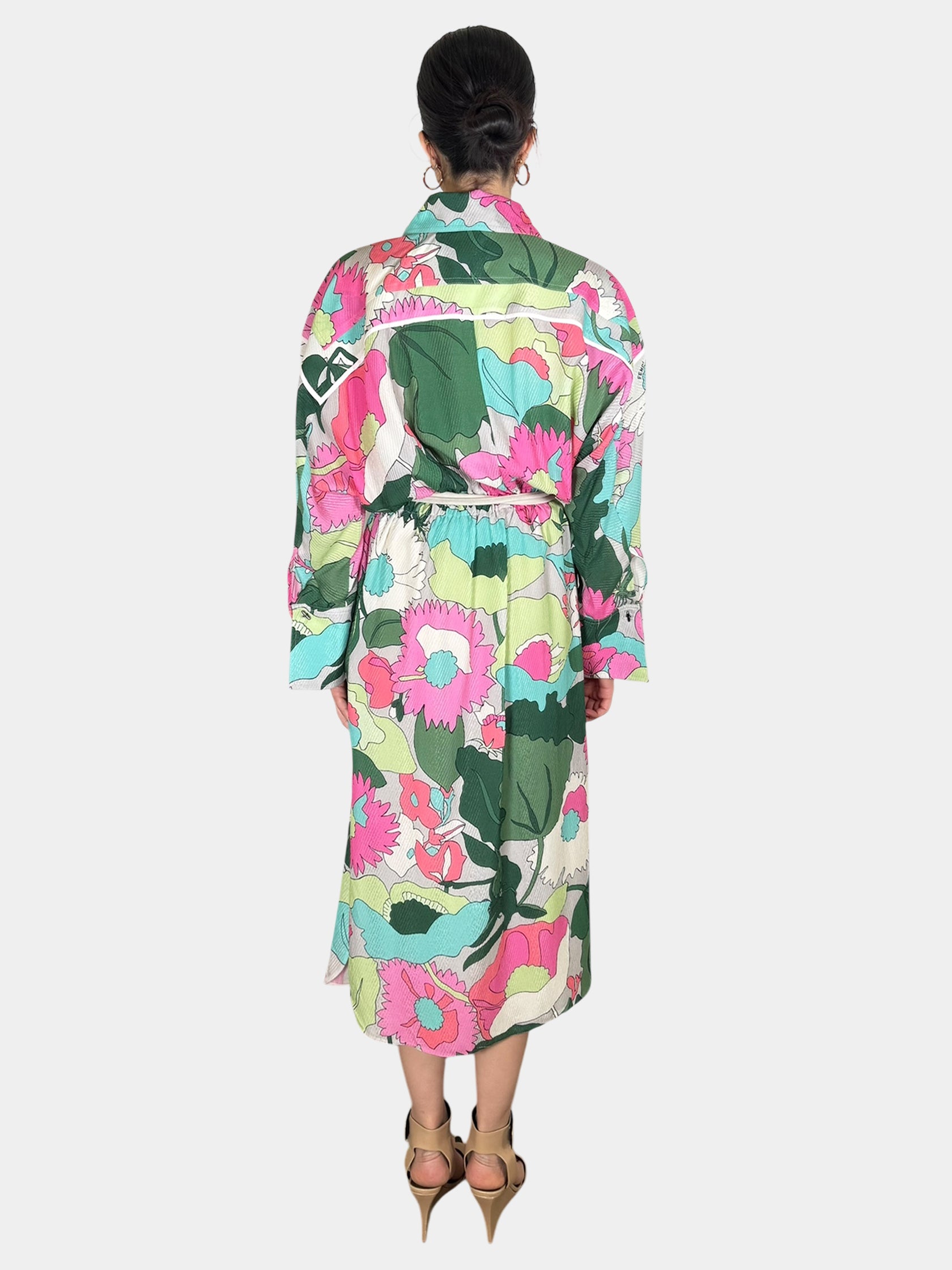 Floral Jacquard Dress