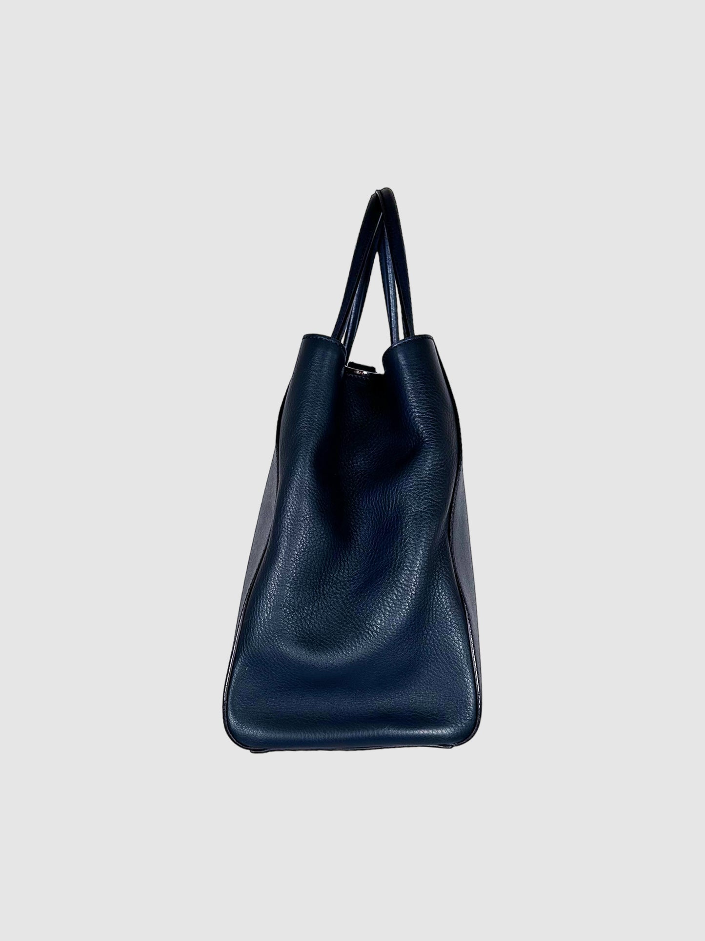 2 Jours Medium Leather Tote Bag