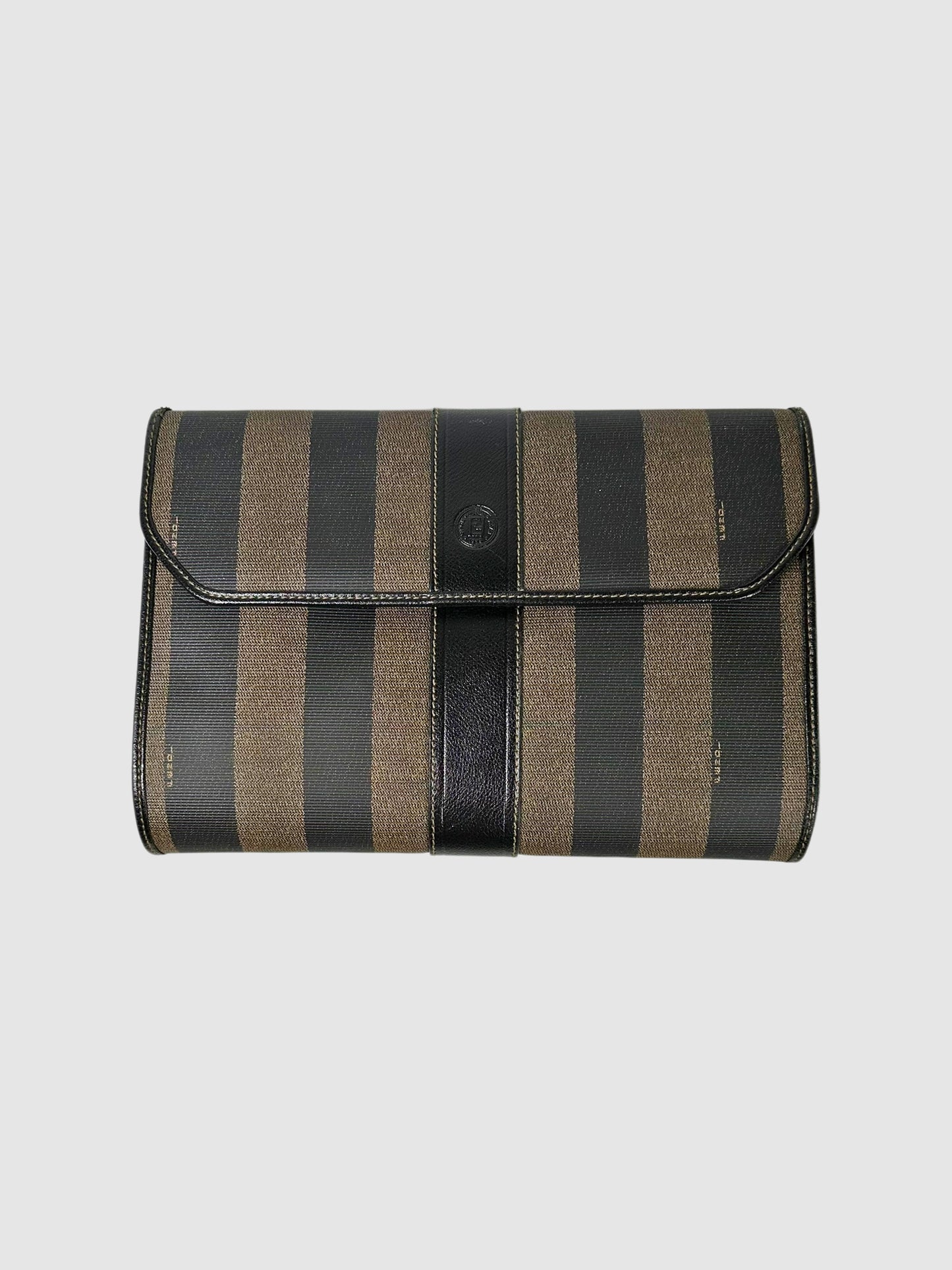 Pequin Stripe Envelope Clutch