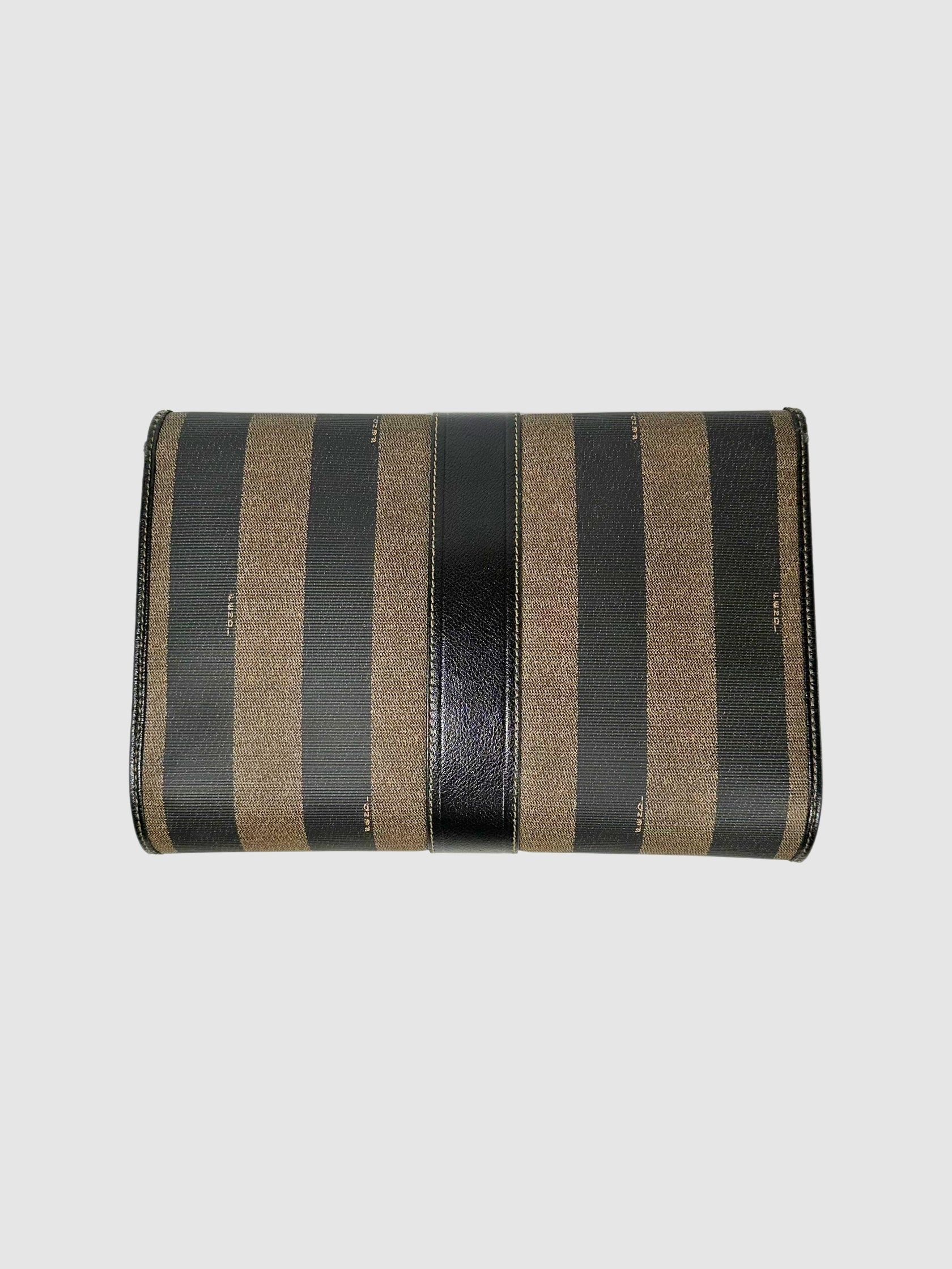 Pequin Stripe Envelope Clutch