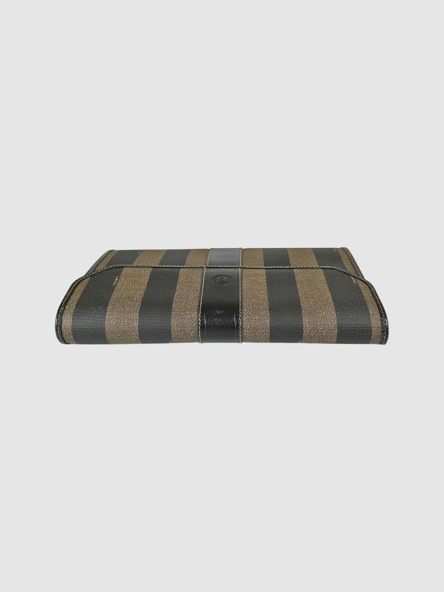 Pequin Stripe Envelope Clutch