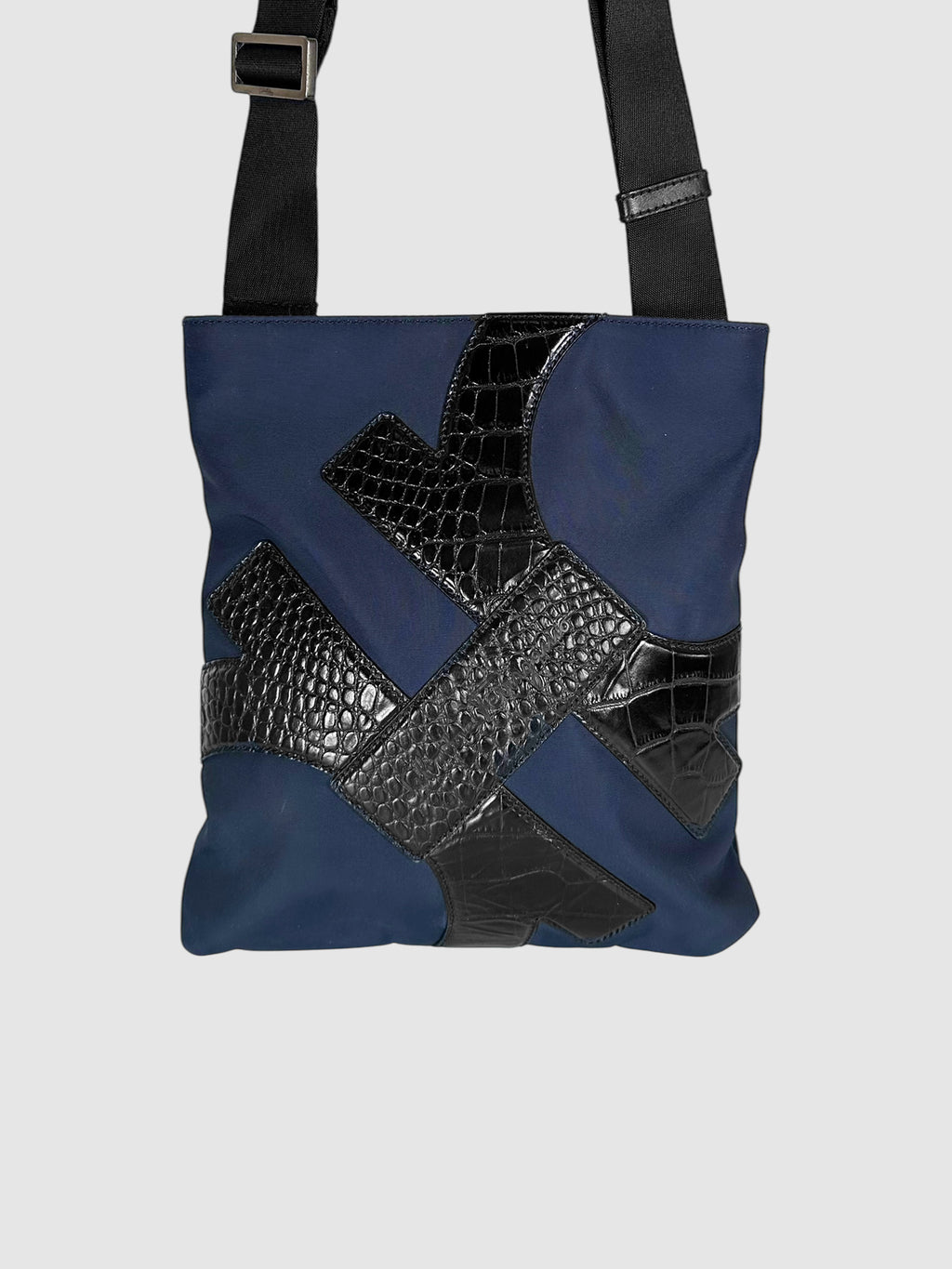 Nylon Logo Shoulder Bag