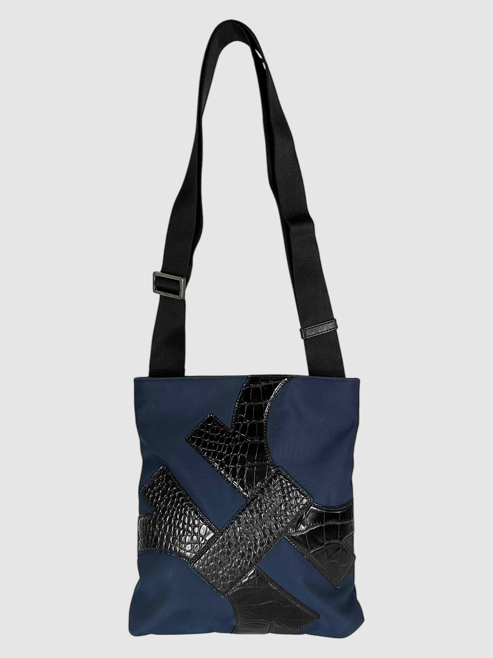 Nylon Logo Shoulder Bag