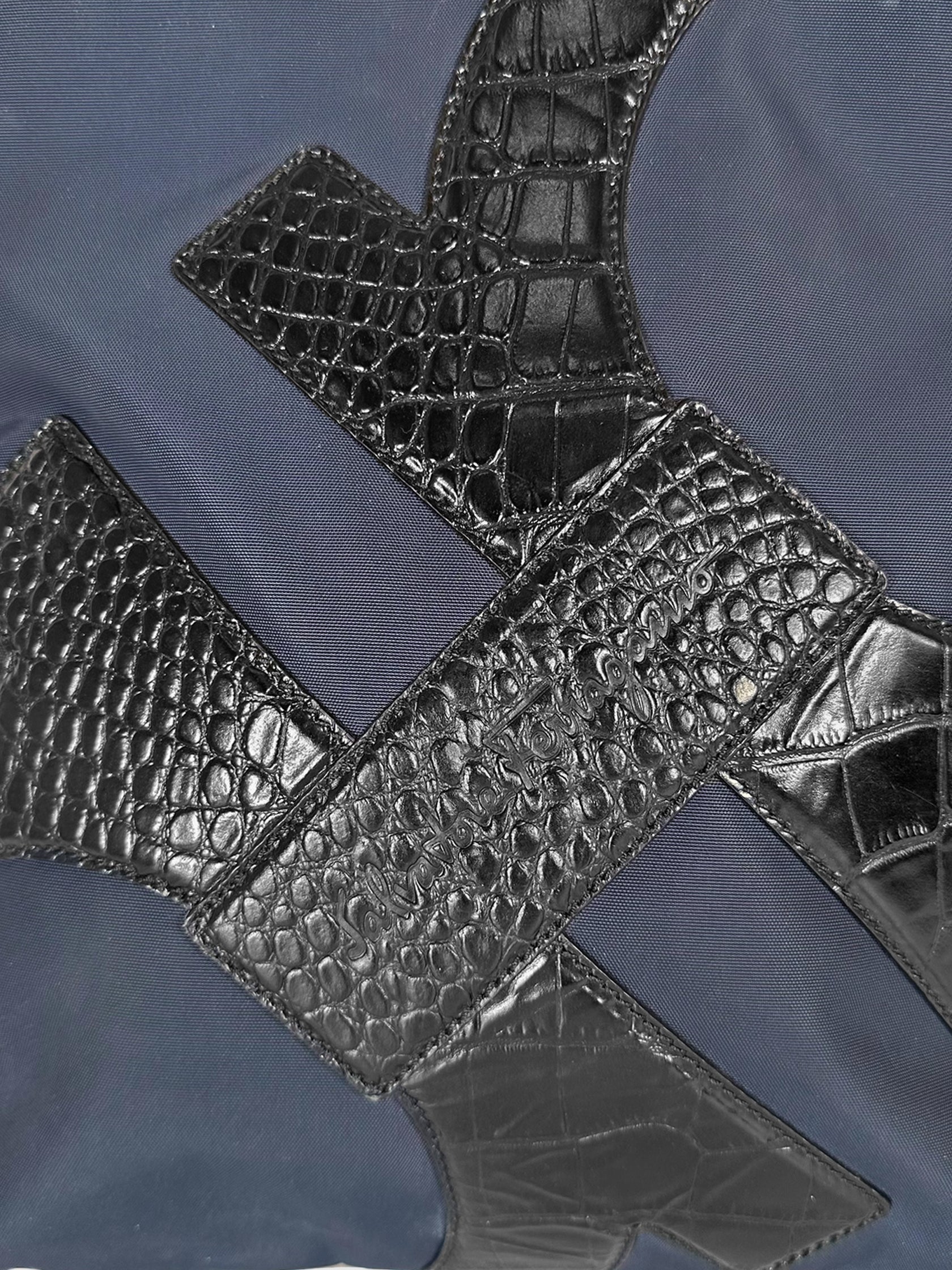 Nylon Logo Shoulder Bag