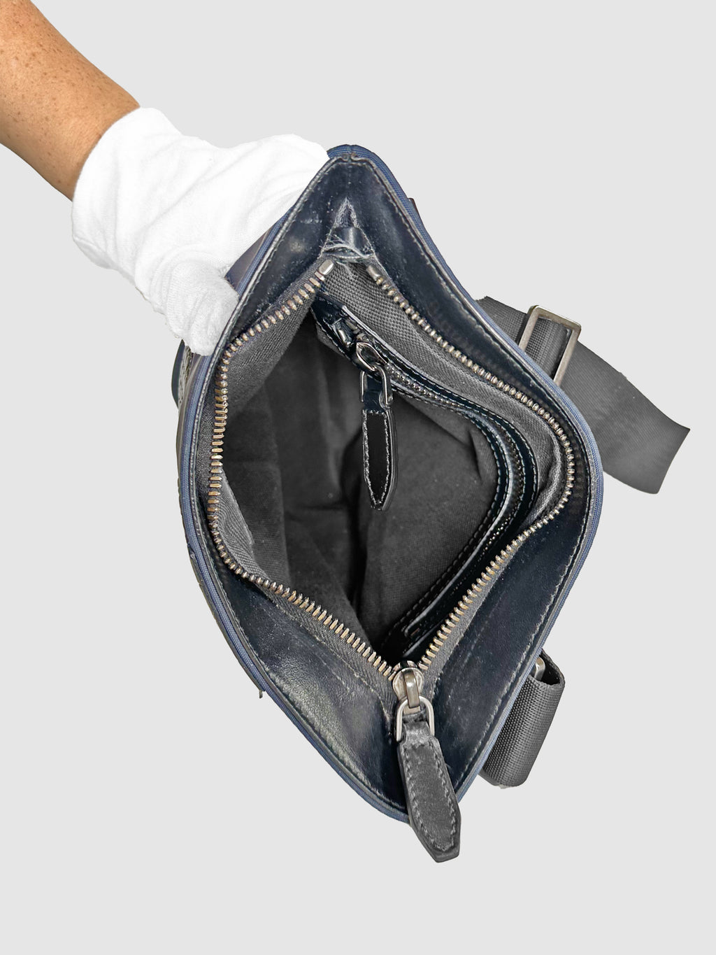 Nylon Logo Shoulder Bag