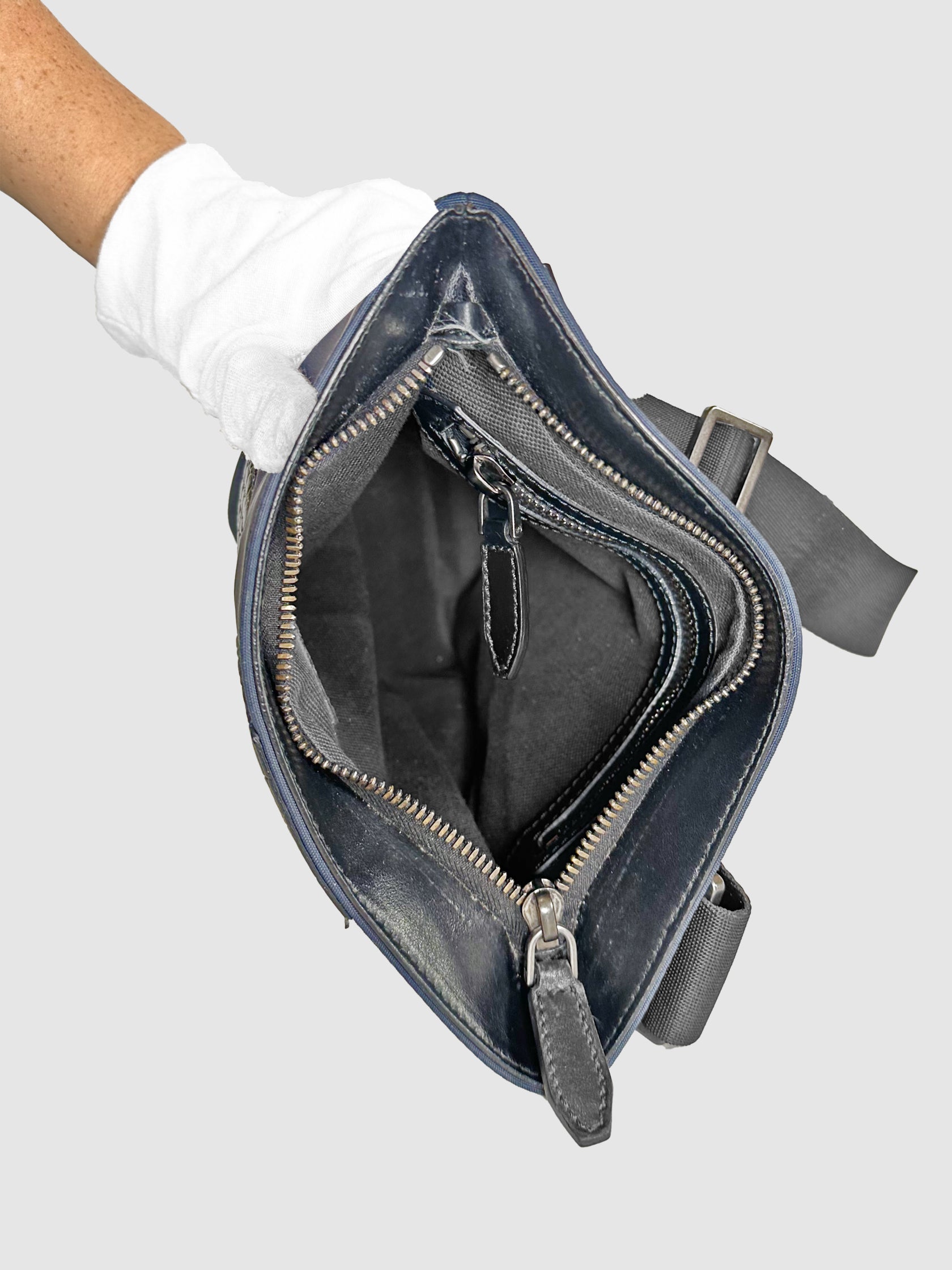 Nylon Logo Shoulder Bag