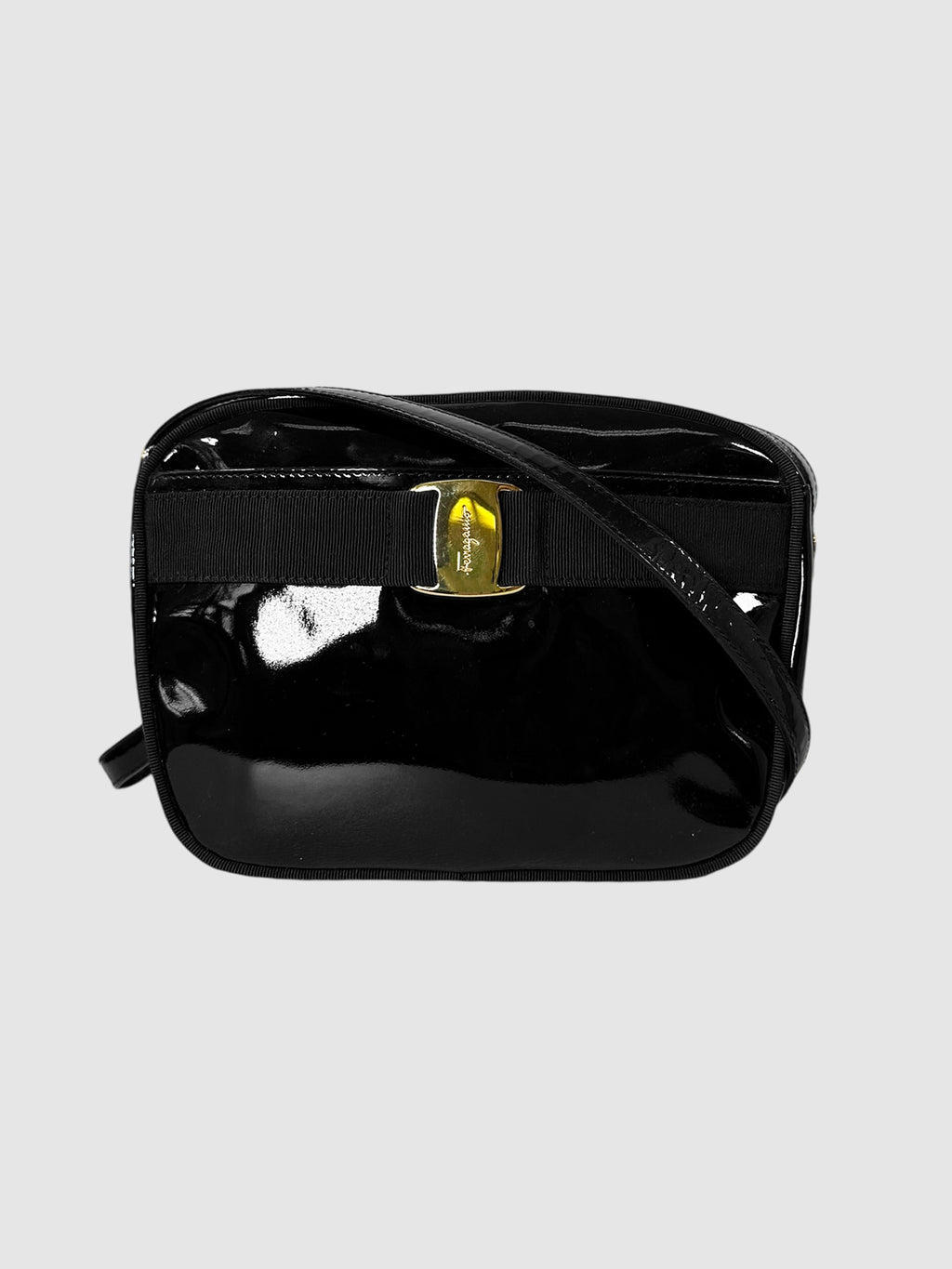 Patent Leather Vara Crossbody Bag