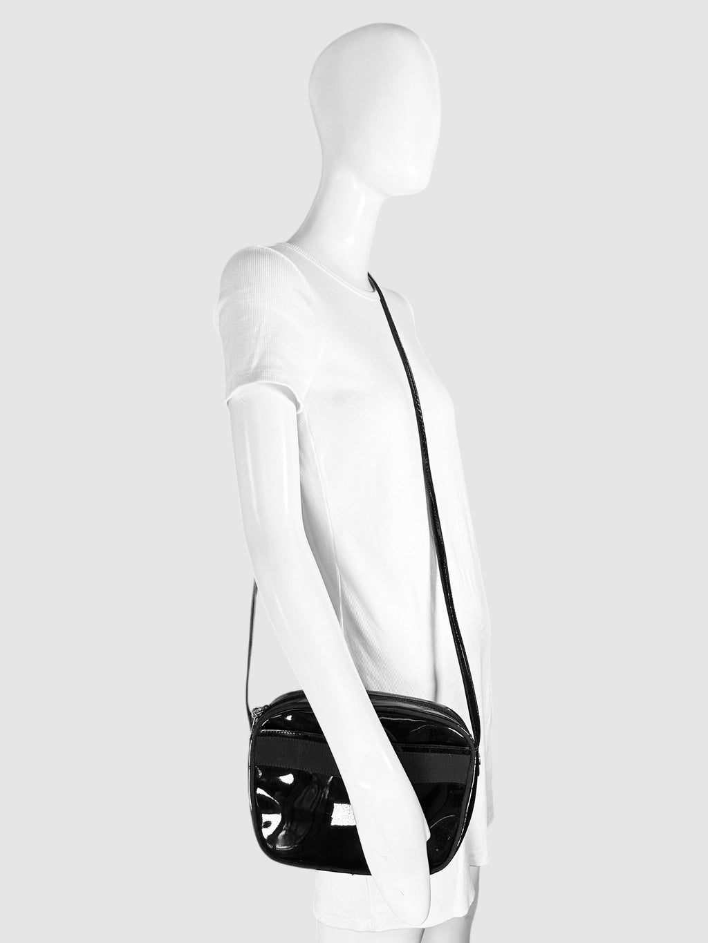 Patent Leather Vara Crossbody Bag