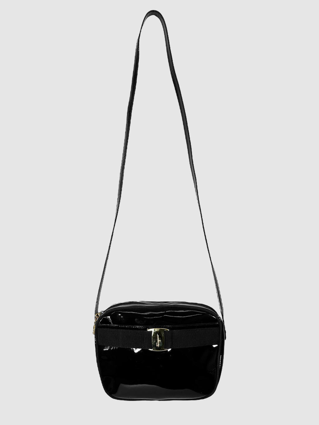 Patent Leather Vara Crossbody Bag